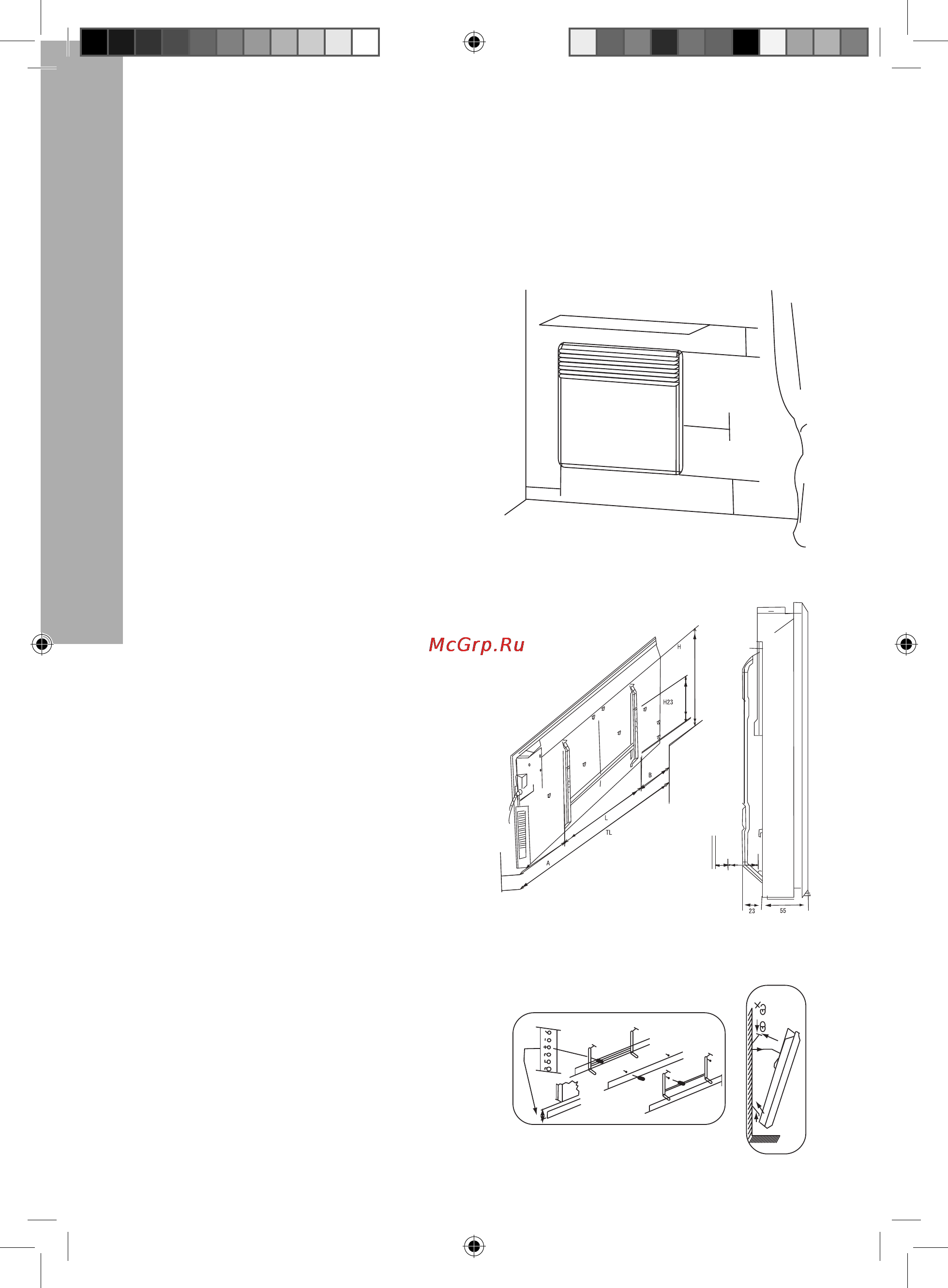 Electrolux ECH/L1000U [4/12] Монтаж прибора