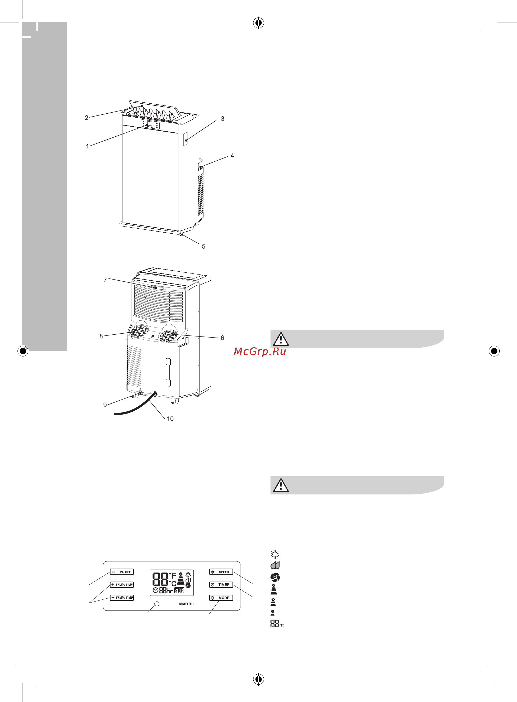 Electrolux EACM-12DR/N3 [4/16] Панель управления кондиционера
