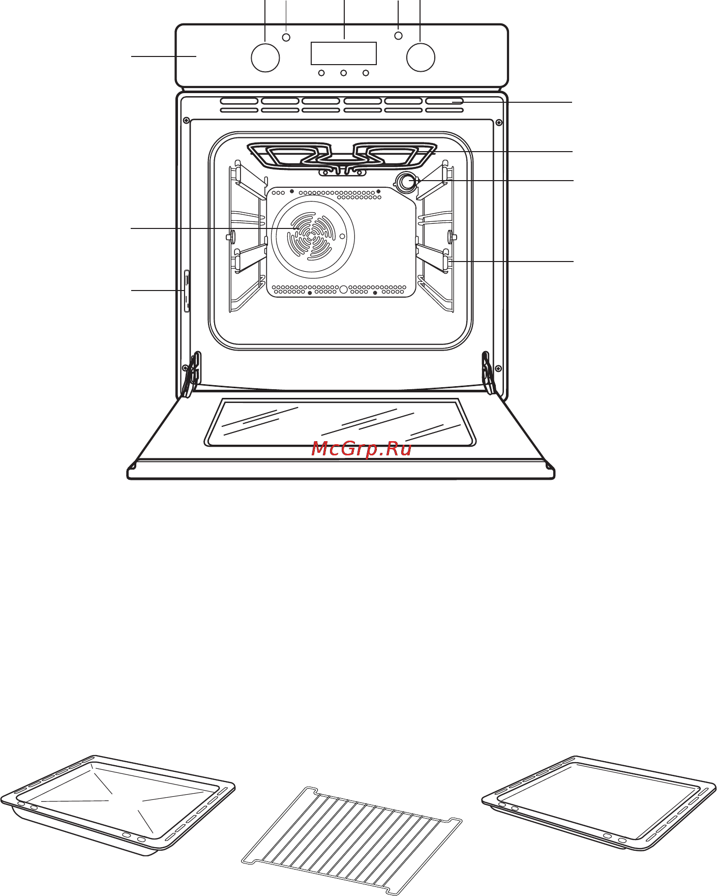 Electrolux EOB53102X [8/40] Описание прибора