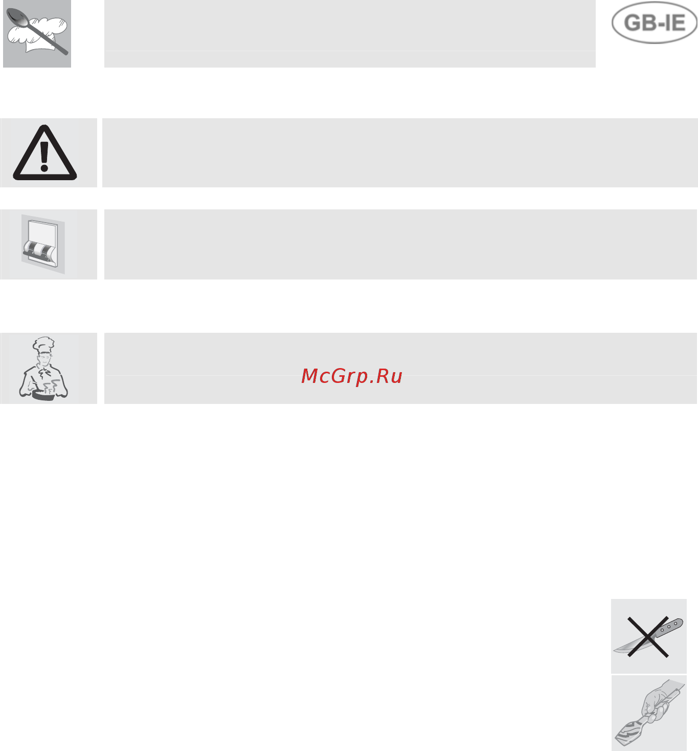 Smeg SRV876AV9 [17/18] Instructions for the user