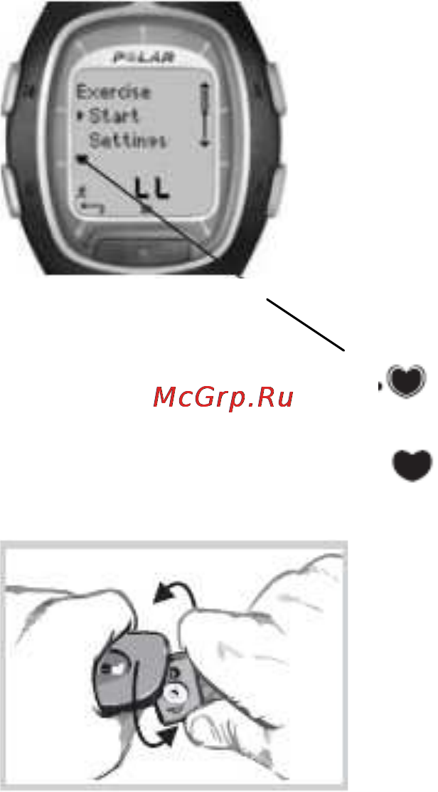 Polar RS300 [10/83] Кодированная передача пульса