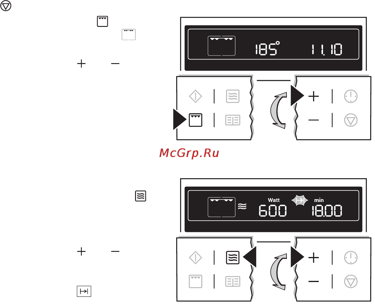 Electrolux EOK 76030 X [24/69] Комбинированная функция