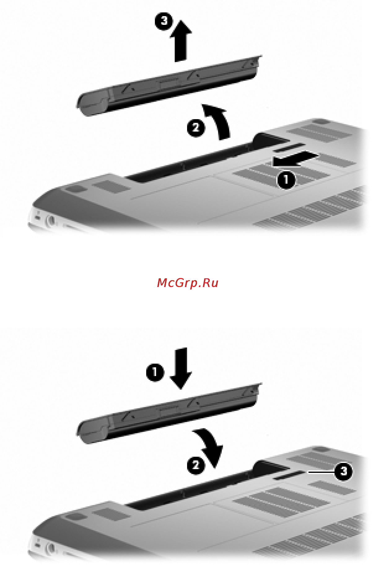 HP PAVILION dm4-2001er [72/109] Установка батареи