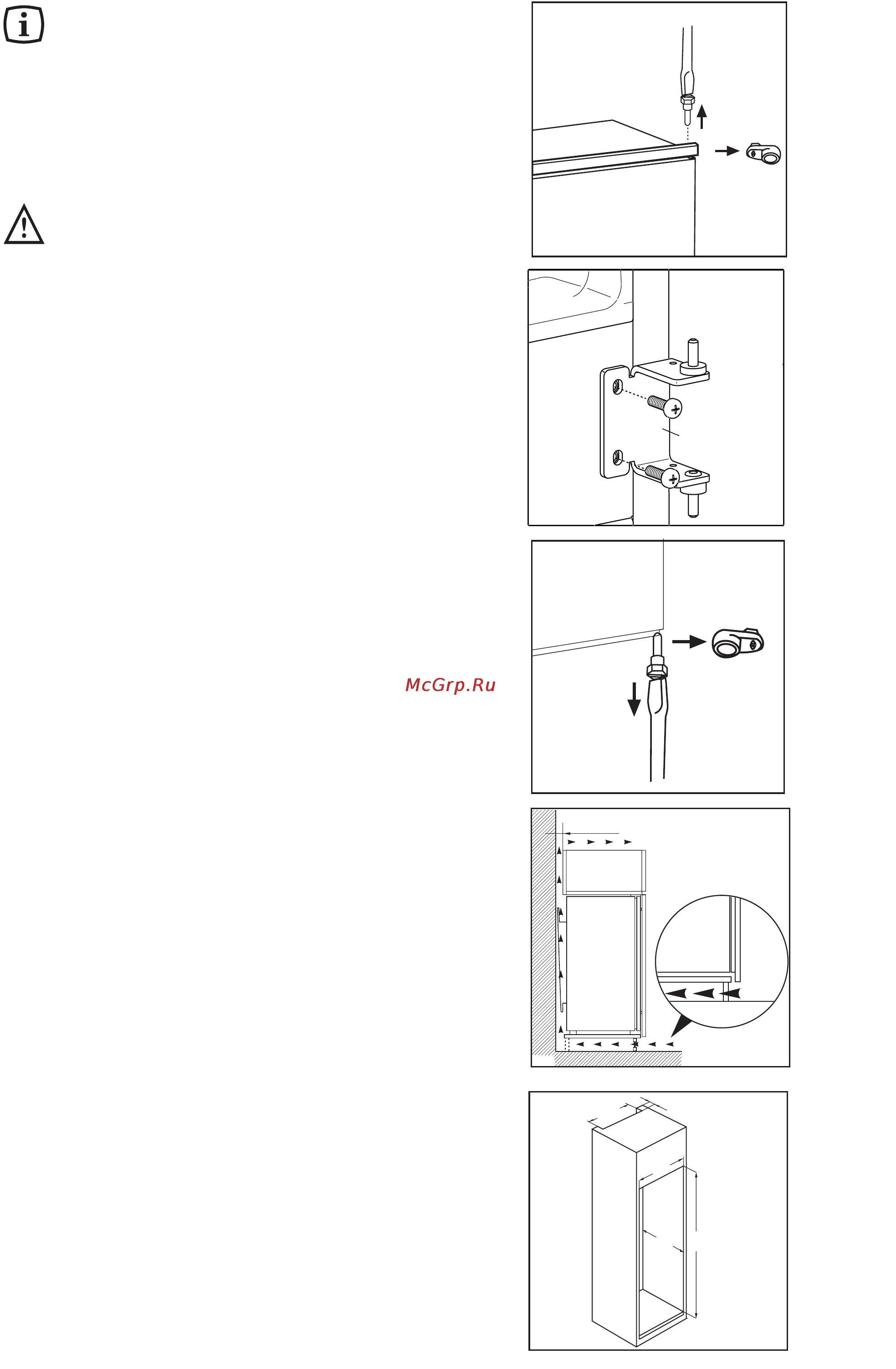 Electrolux ENN26800 [12/15] Изменение направления открывания двери