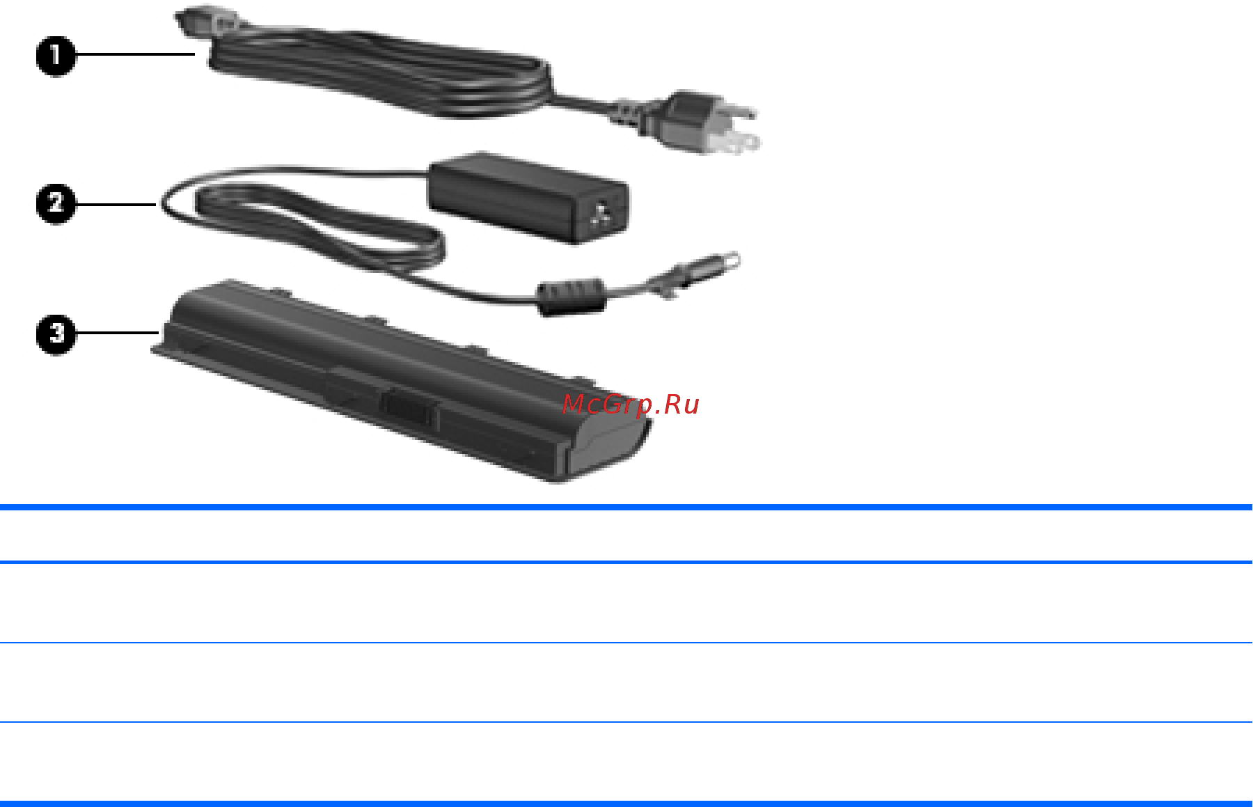 HP PAVILION dv6-3304er [22/145] Внешний вид батарей и кабелей питания зависит от страны региона поставки