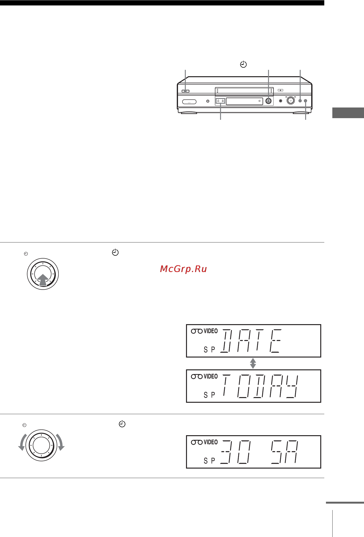 Sony SLV-SE740N [49/96] Çàïèñü òåëåïå²åäà ï²è ïîìîùè ²åãóëøòî²à òàéìå²à òîëüêî slv se840n