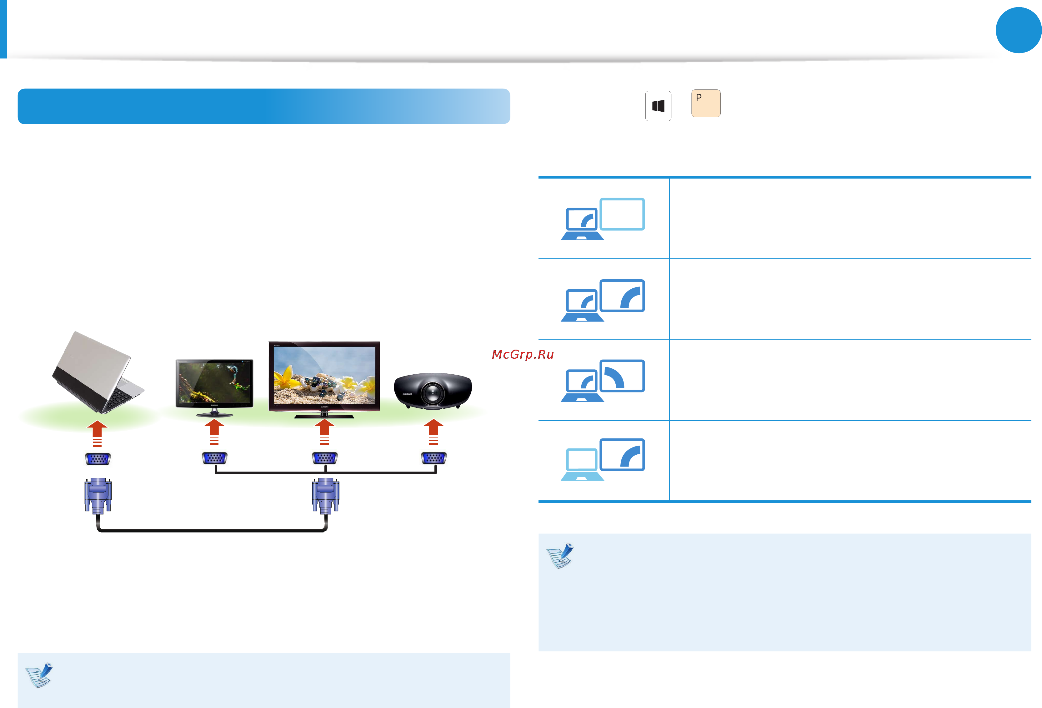 Samsung RV520-S04 [57/133] Connecting an external display device
