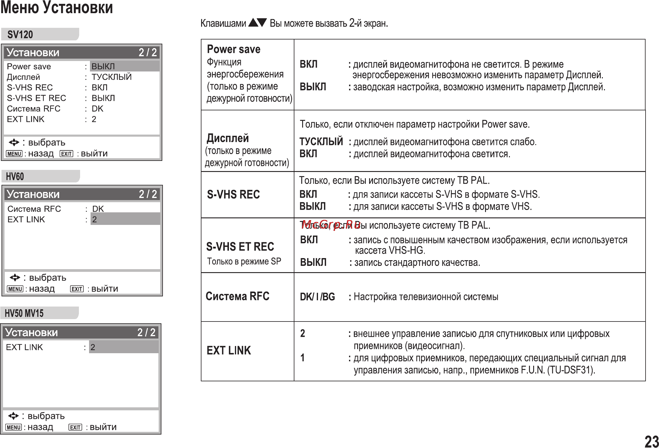 Panasonic NV-HV50 Инструкция по эксплуатации онлайн [23/32] 14963