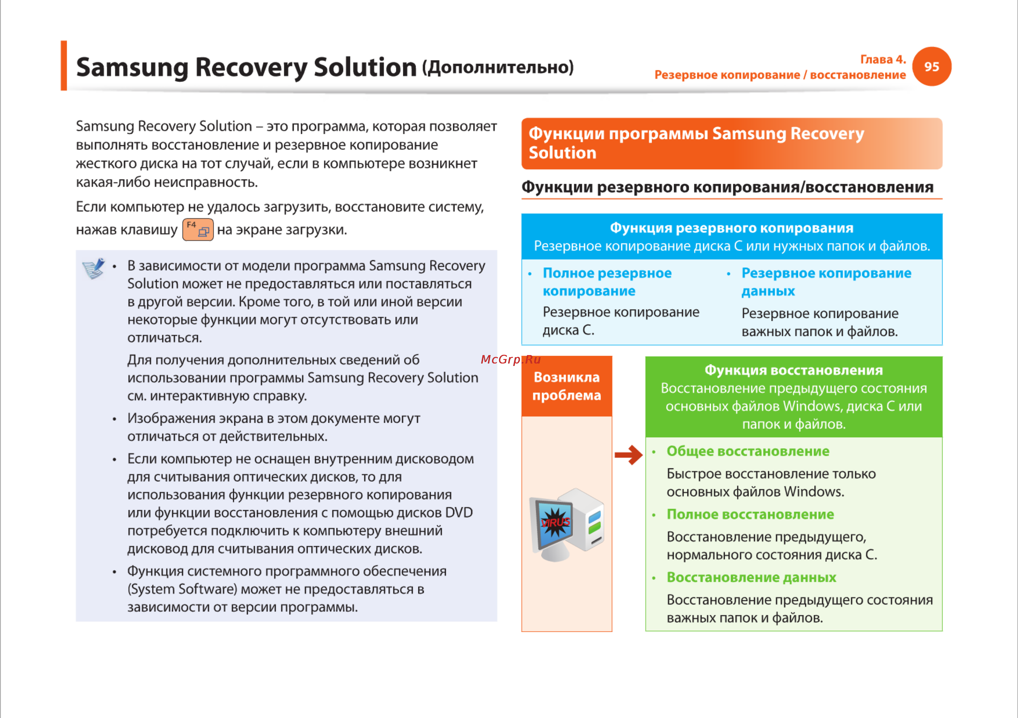 Samsung RV510-S01 [95/135] Samsung recovery solution
