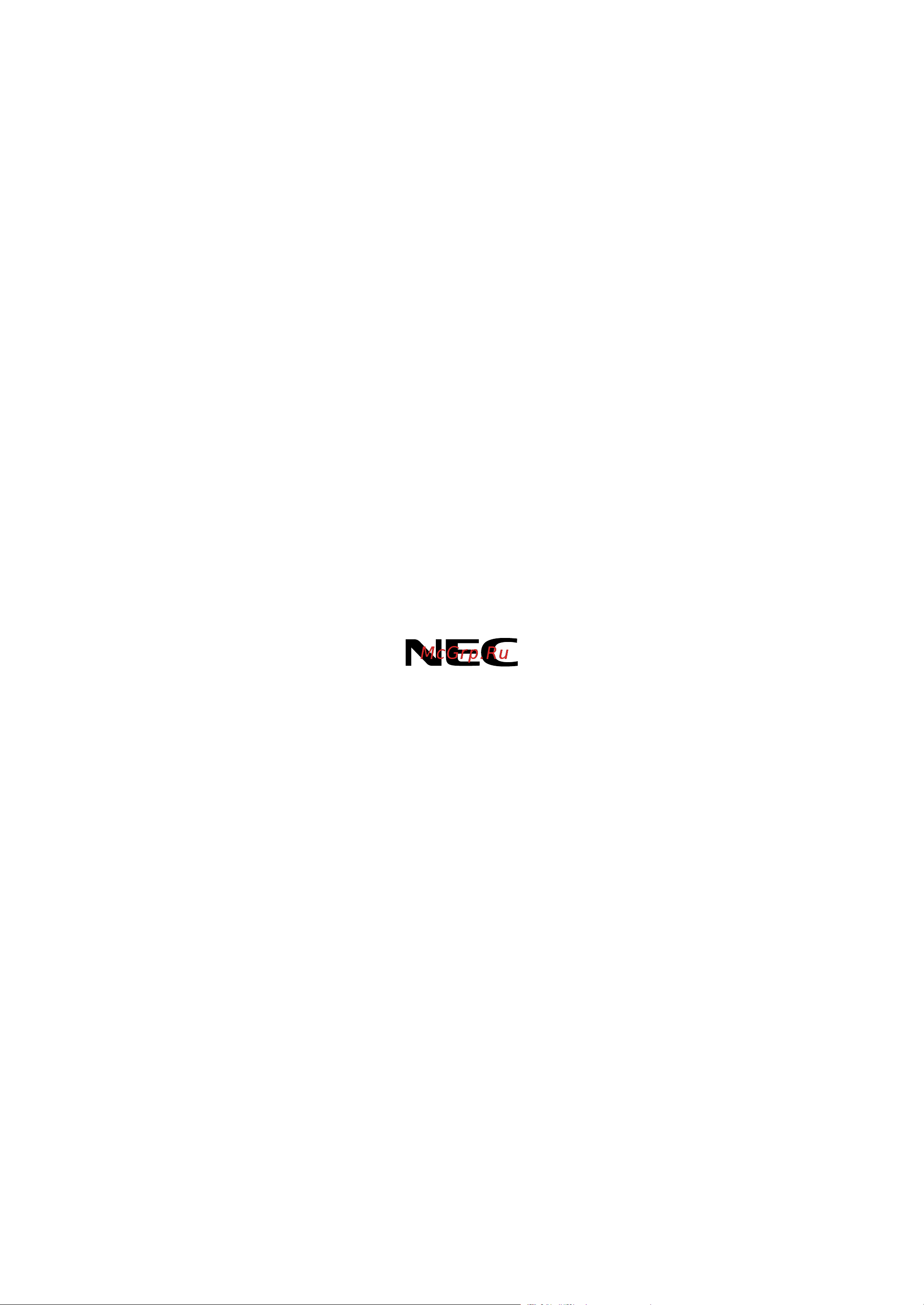 Nec M260XS Инструкция по эксплуатации онлайн [155/155] 8189