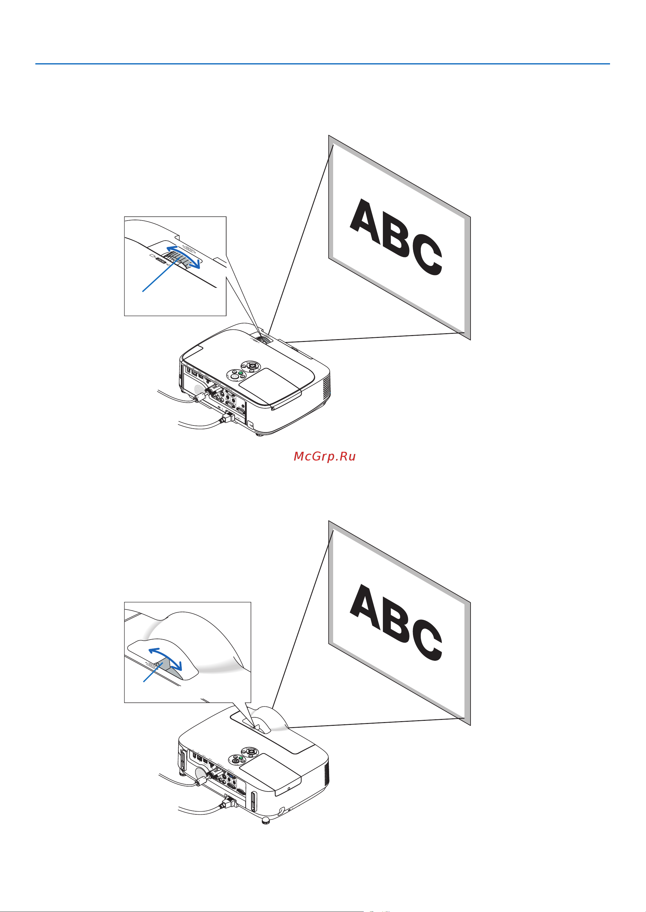 Nec M260XS [33/155] Projecting an image basic operation