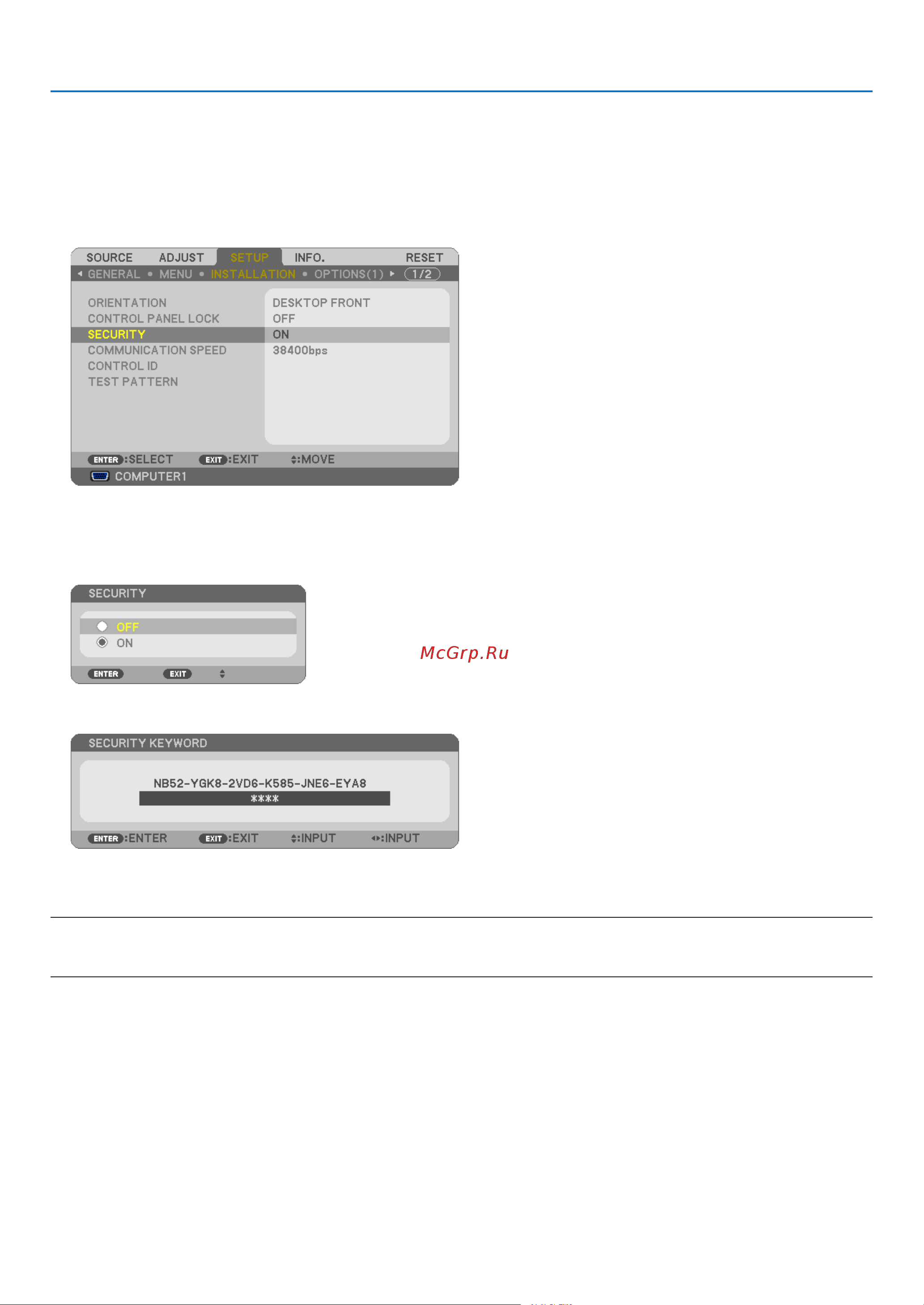 Nec M260XS [44/155] Convenient features