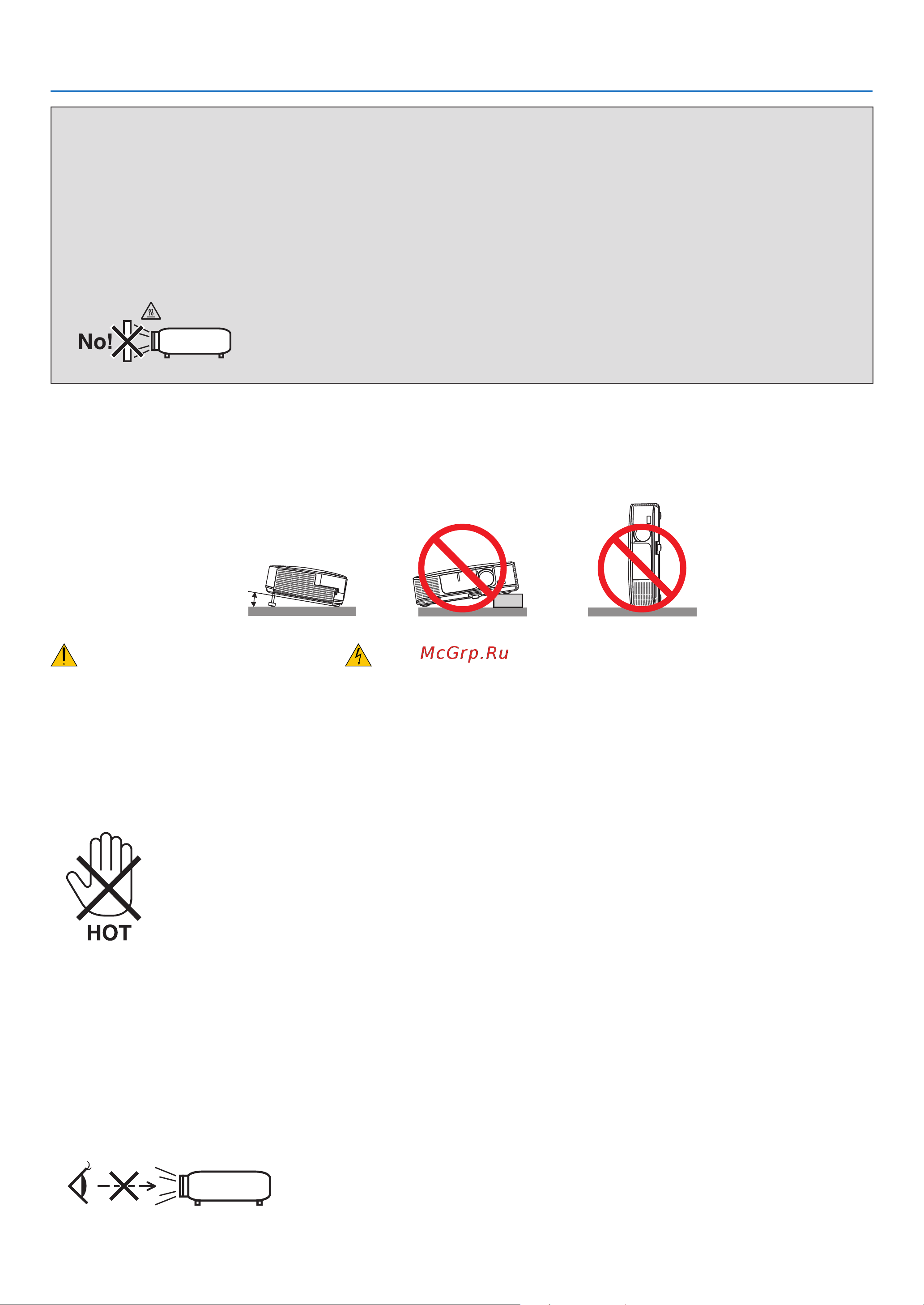 Nec M350XS [5/155] Fire and shock precautions