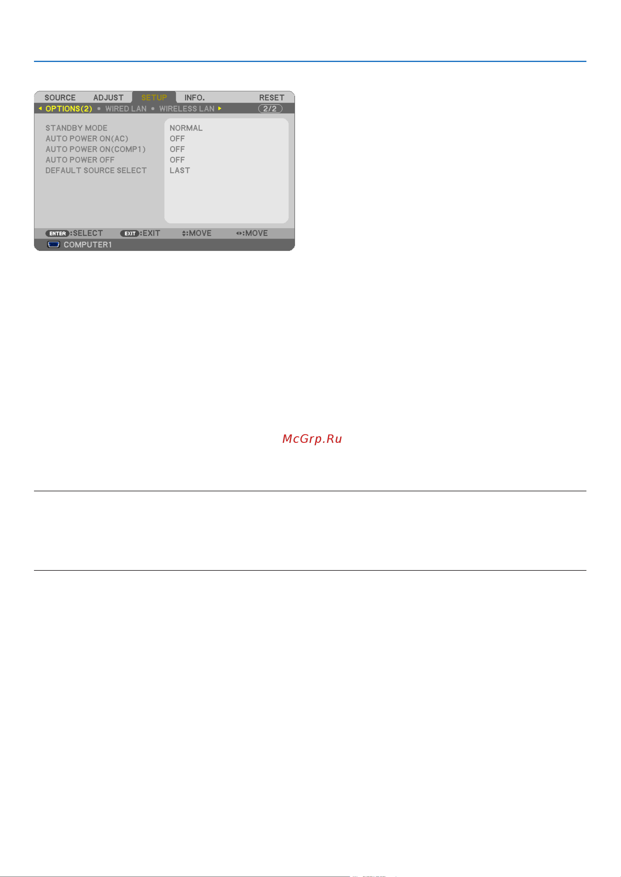 Nec M260XS [99/155] Options 2