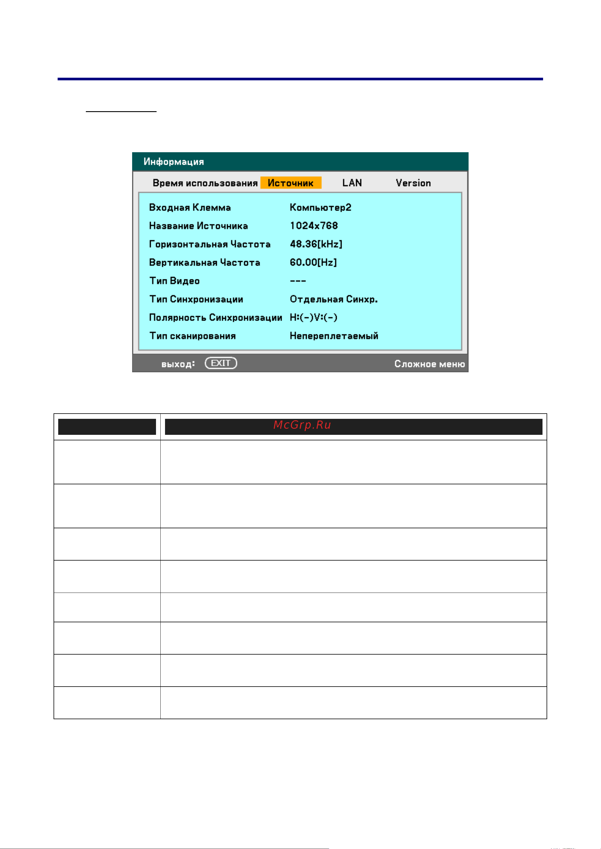 Nec NP4100W [116/157] Источник