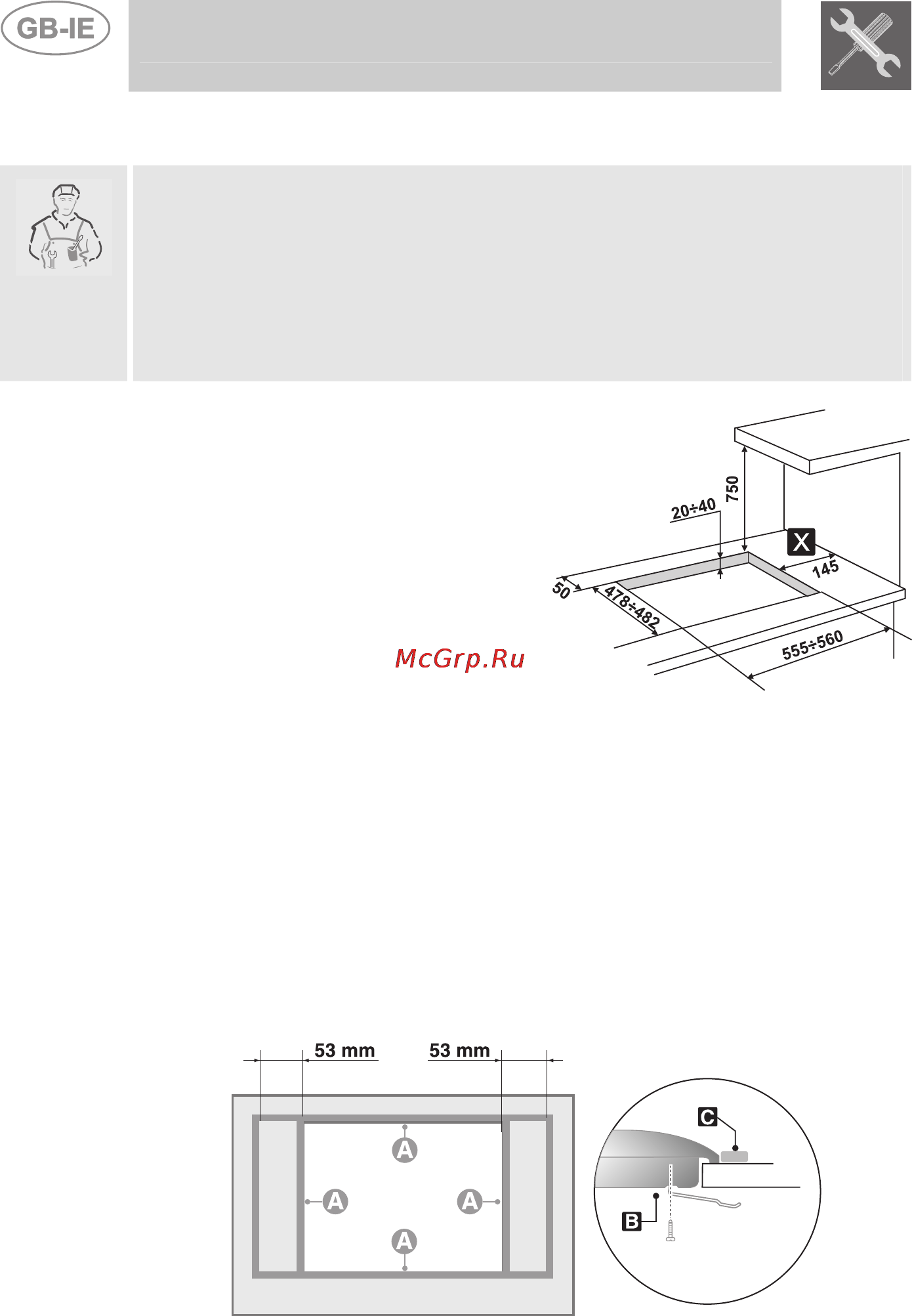 Smeg SE70SGH-5 [4/16] Instructions for the installer