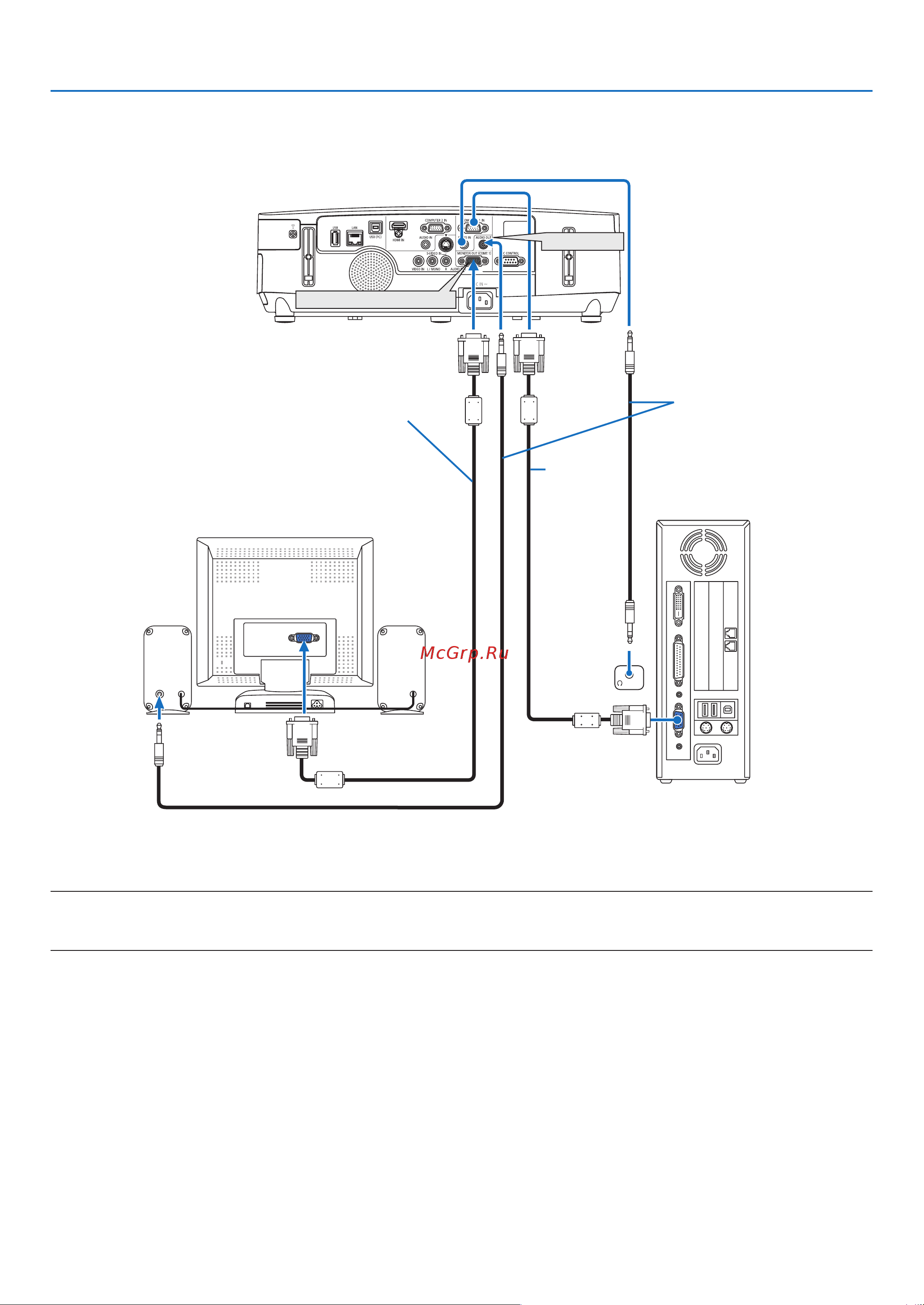 Nec P420X [145/215] Подключение внешнего монитора