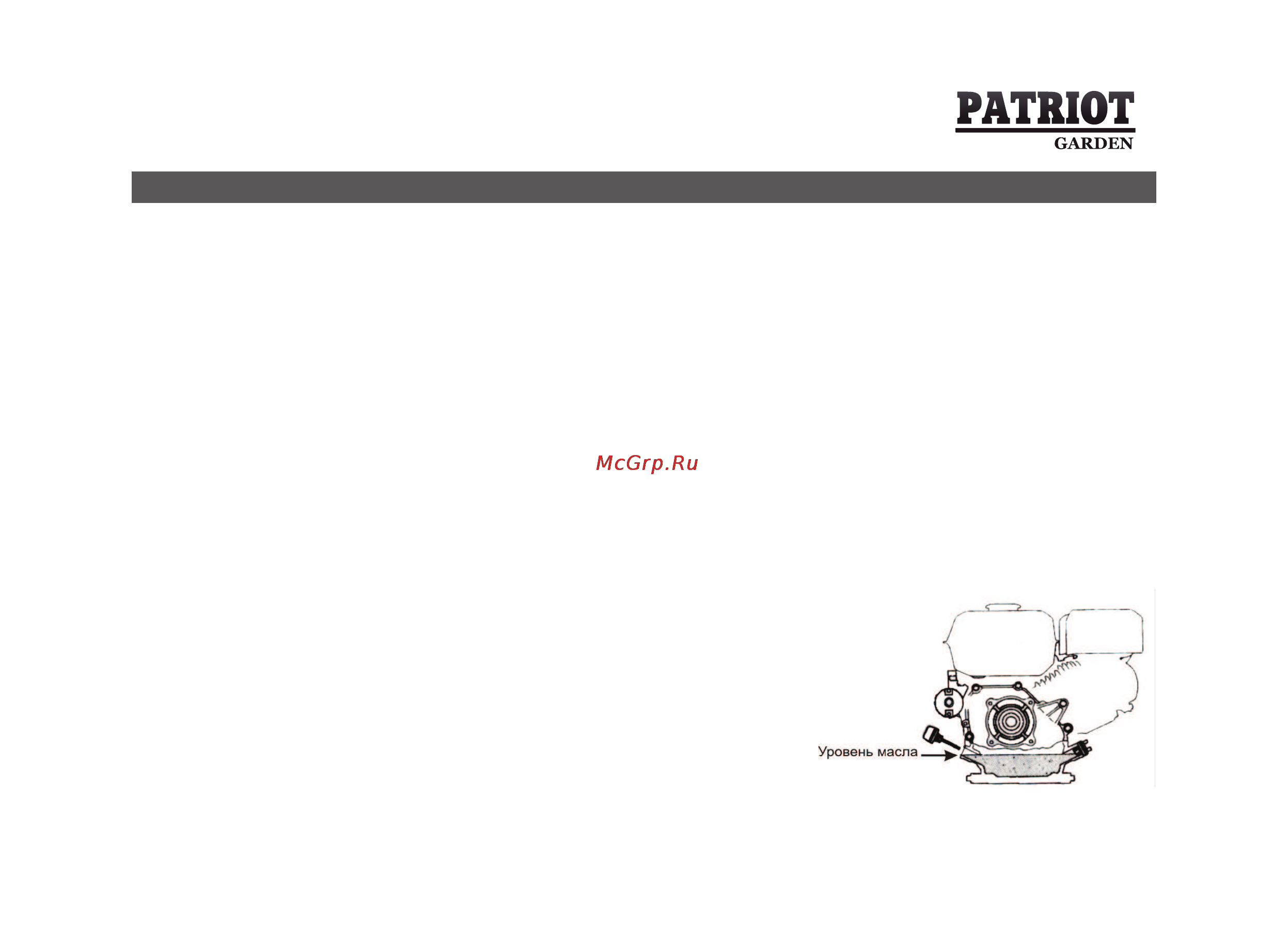 Patriot Garden 761 DDE [47/70] Техническое обслуживание