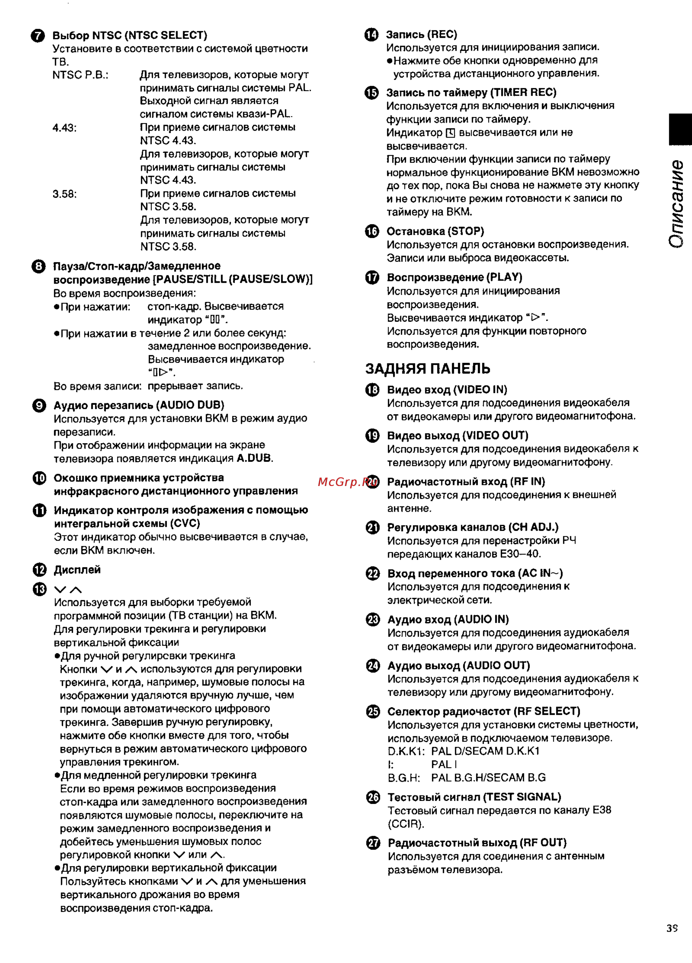Panasonic NV-SD420EU [5/35] Описание