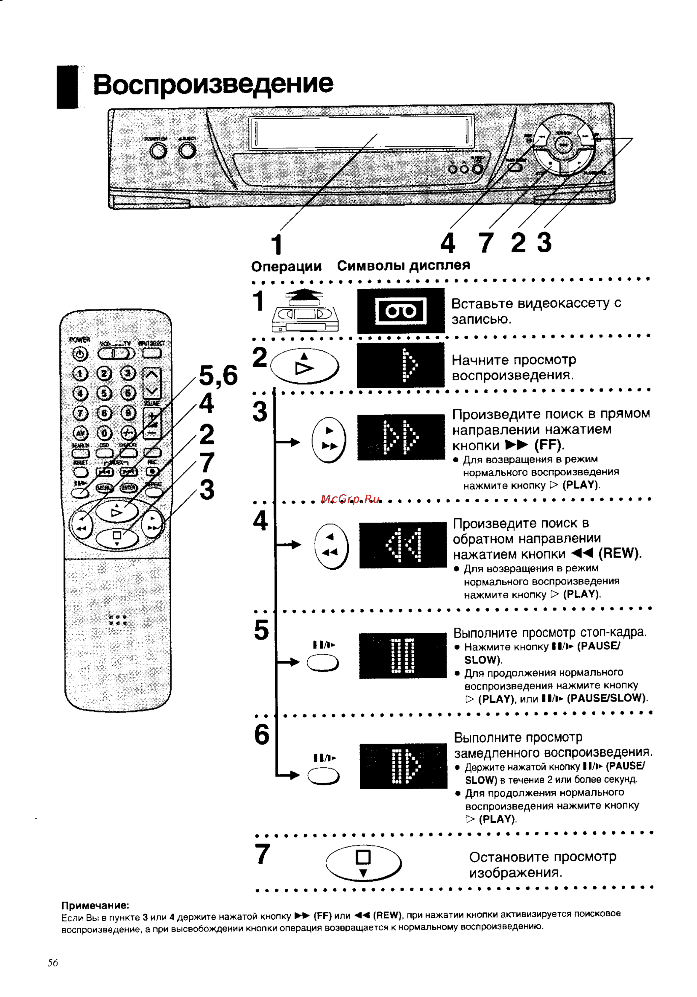 Panasonic NV-SD235EU [22/36] Воспроизведение