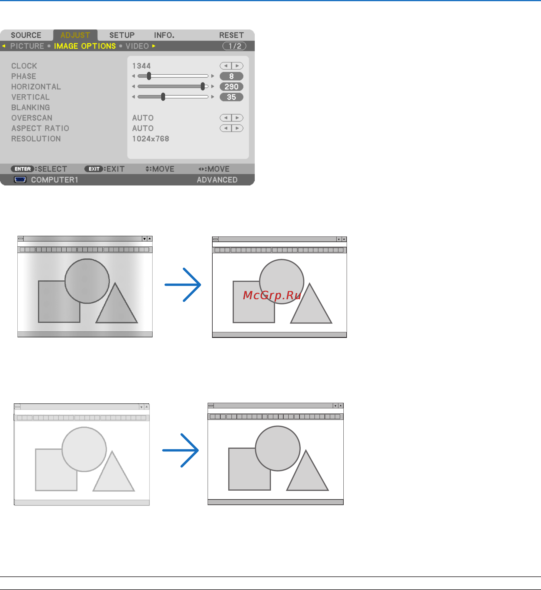 Nec PX700W [121/244] Image options