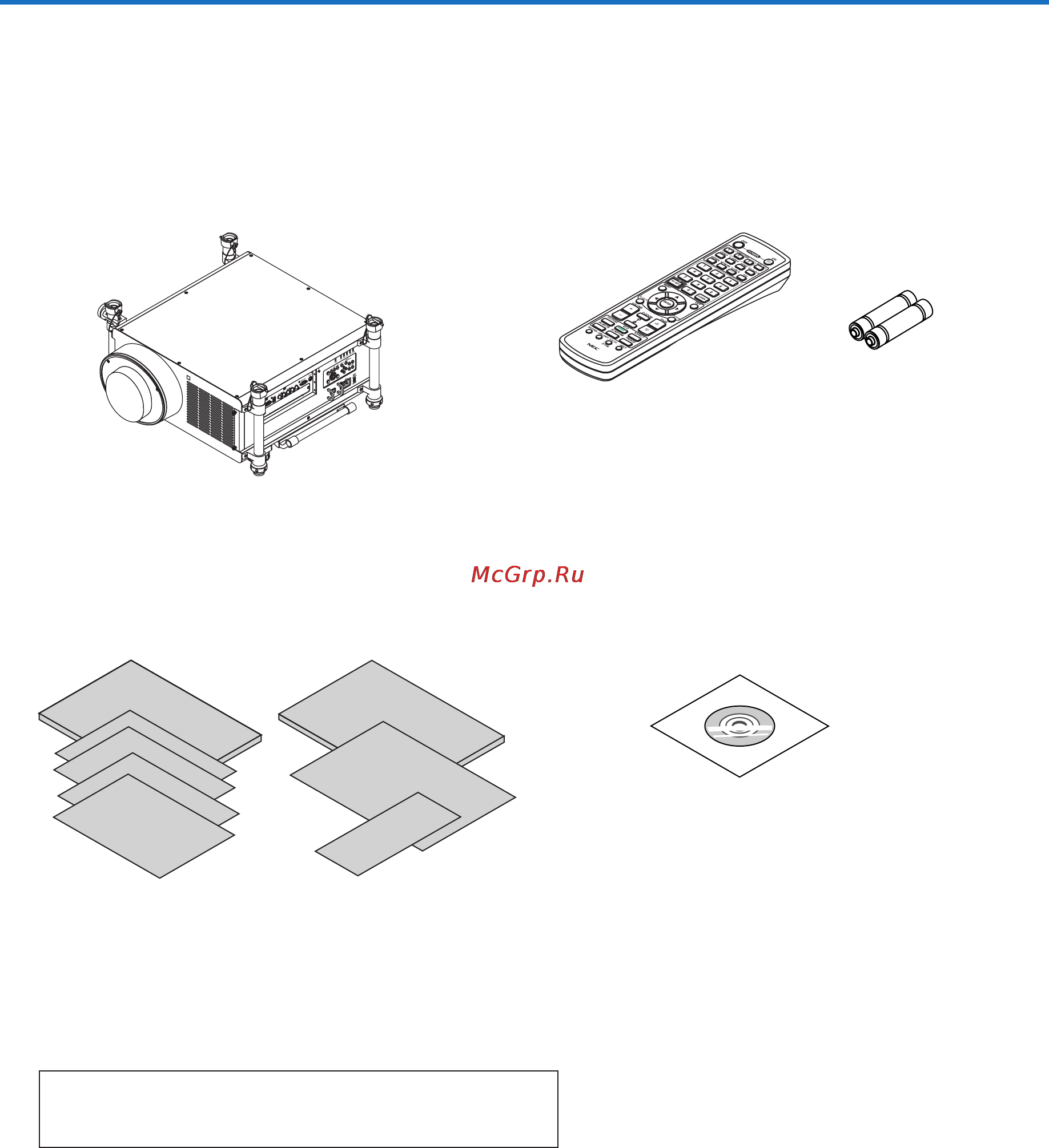 Nec PH1000U [15/244] 1 what s in the box