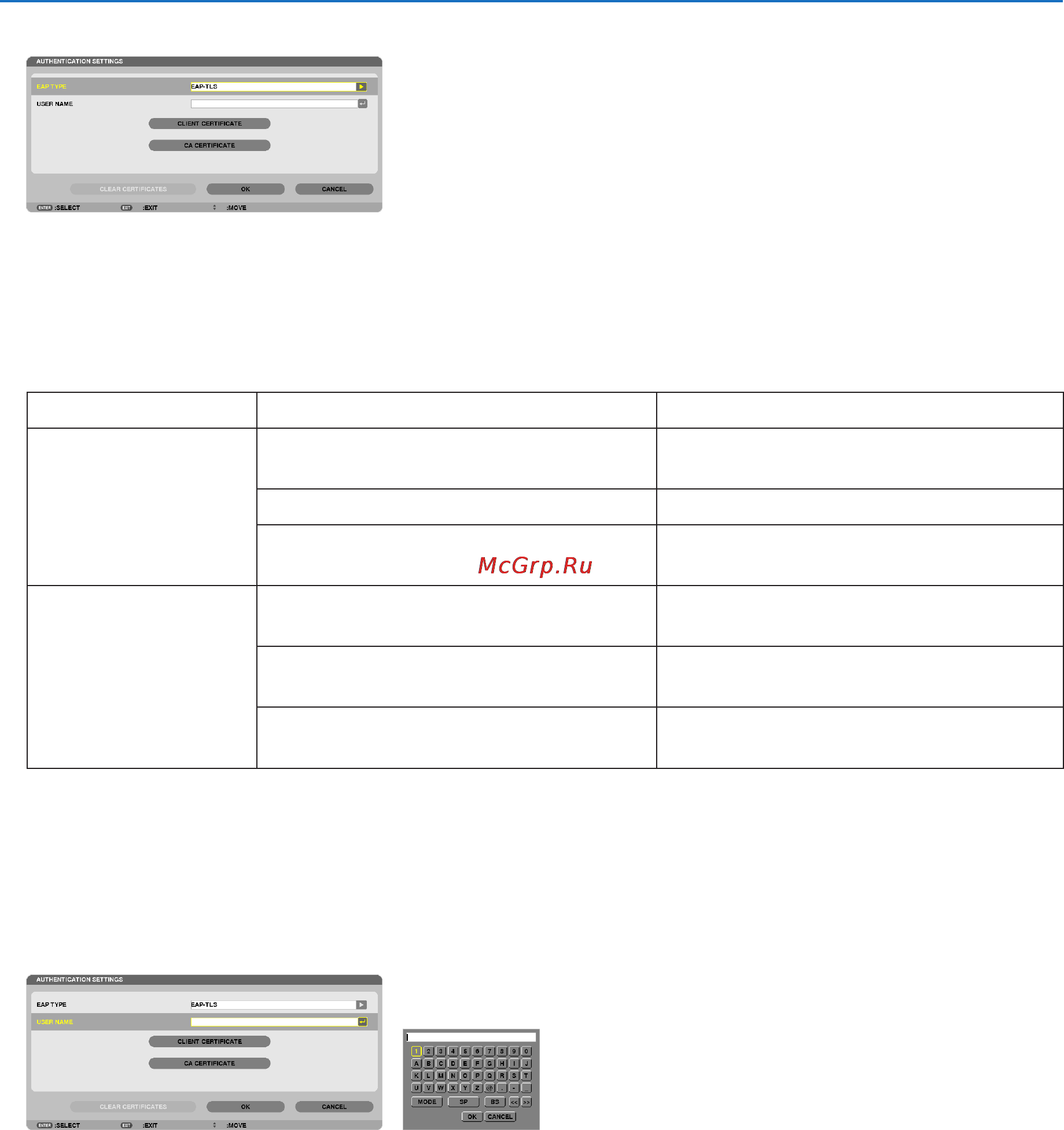 Nec PX700W [157/244] Using on screen menu