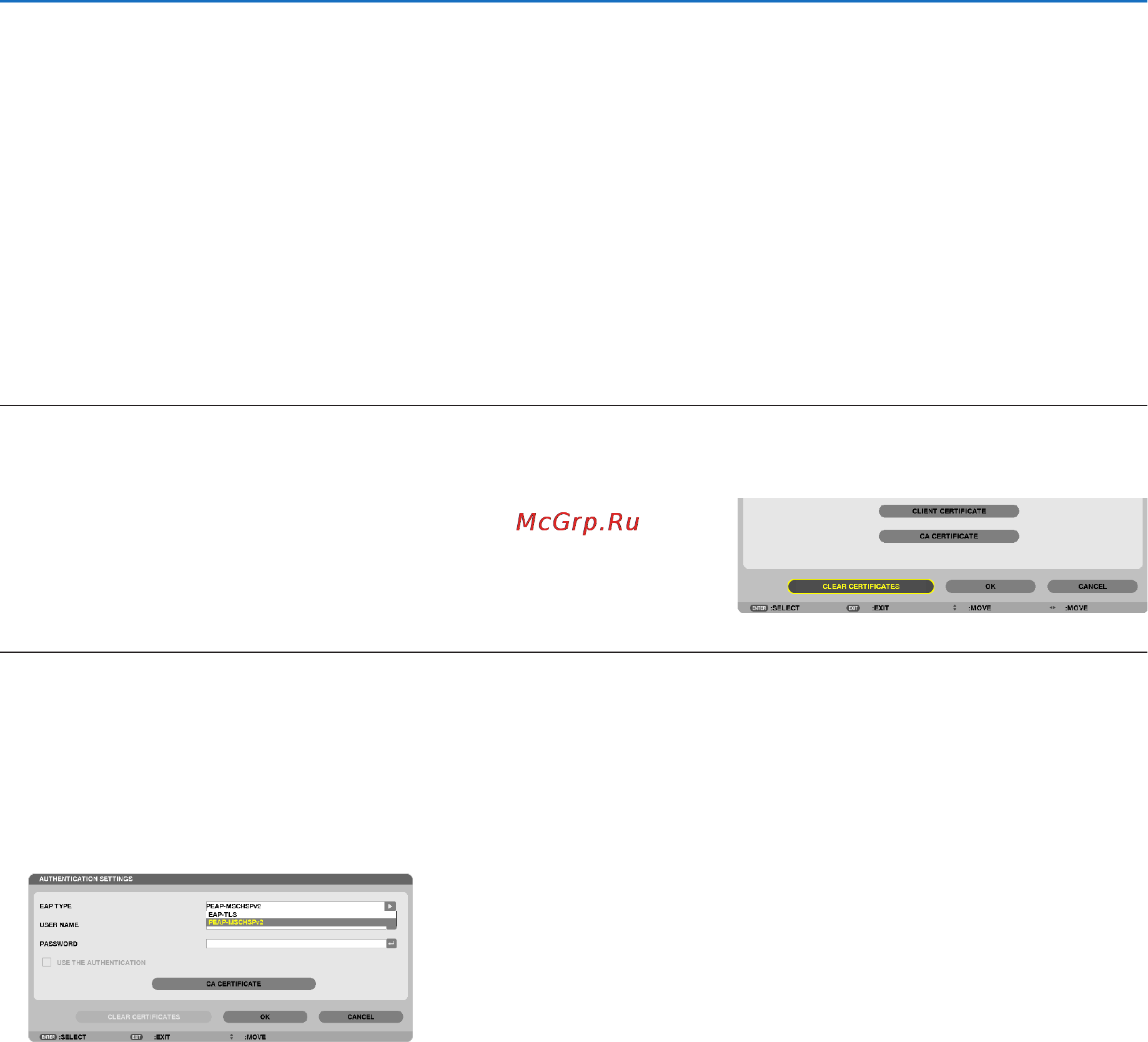Nec PH1000U [159/244] Using on screen menu