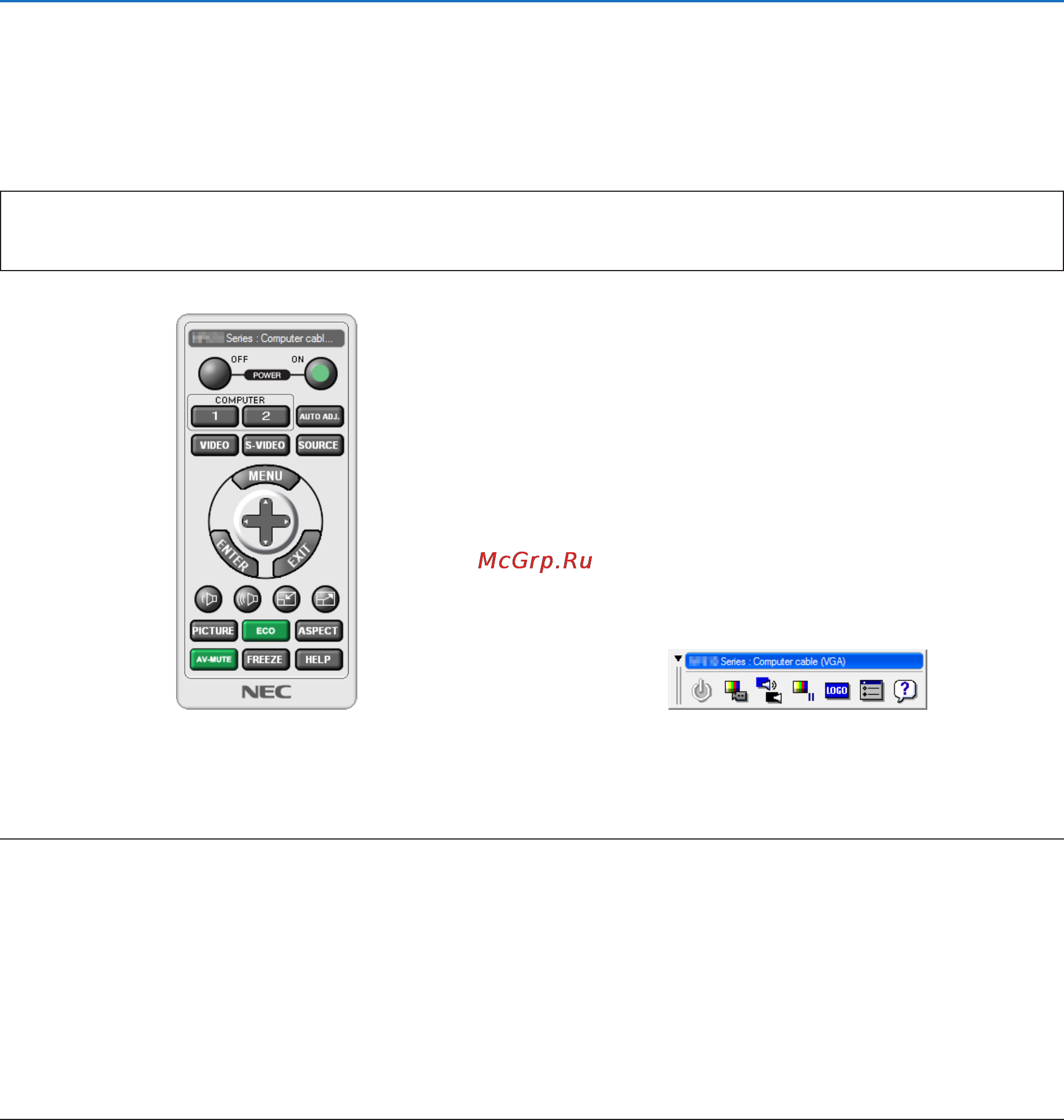 Nec PX700W [218/244] 5 operating the projector via the lan virtual remote tool
