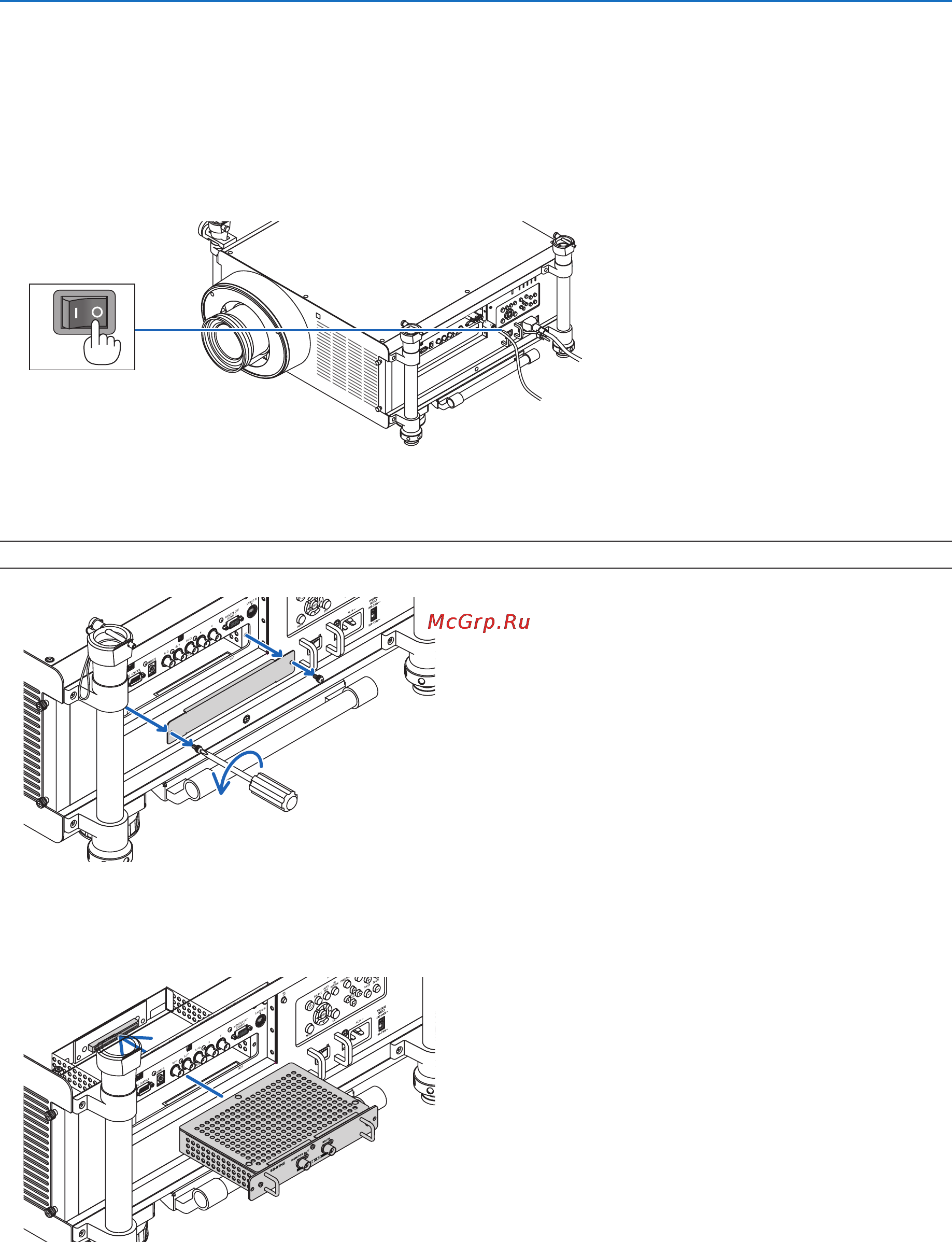 Nec PH1000U [227/244] 2 mounting the optional board sold separately