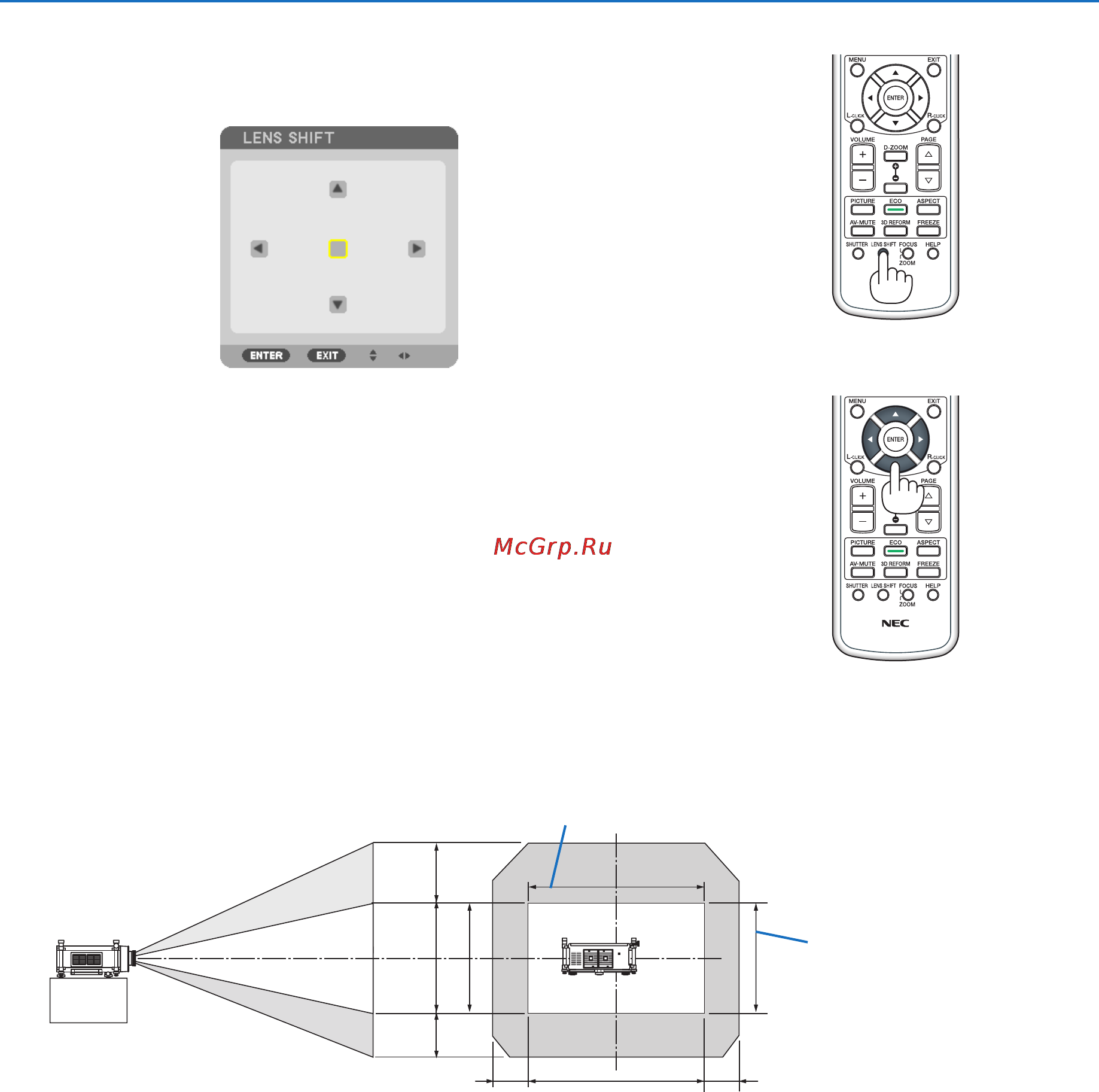 Nec PH1000U [39/244] Projecting an image basic operation