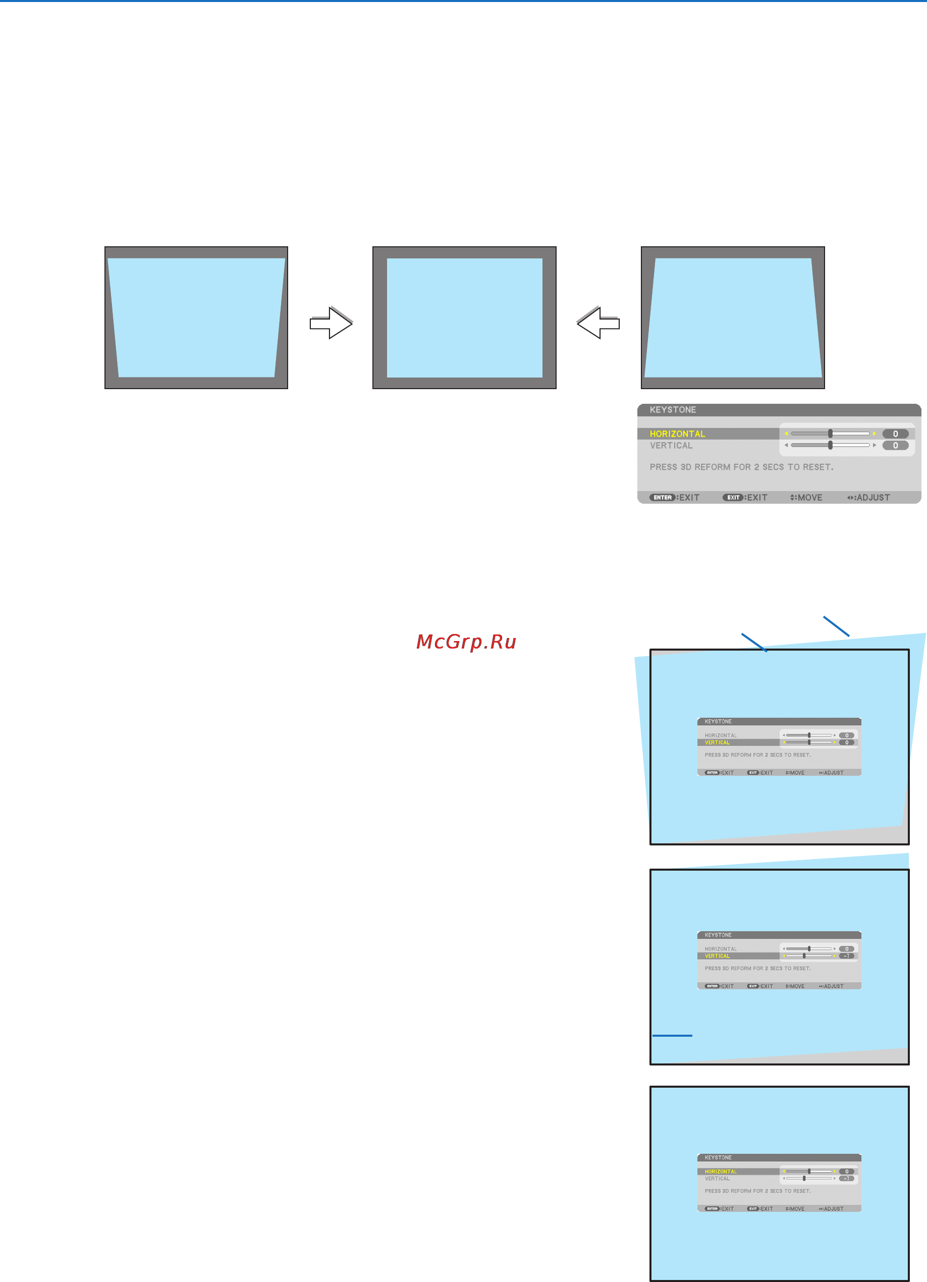 Nec PX700W [42/244] Correcting keystone distortion