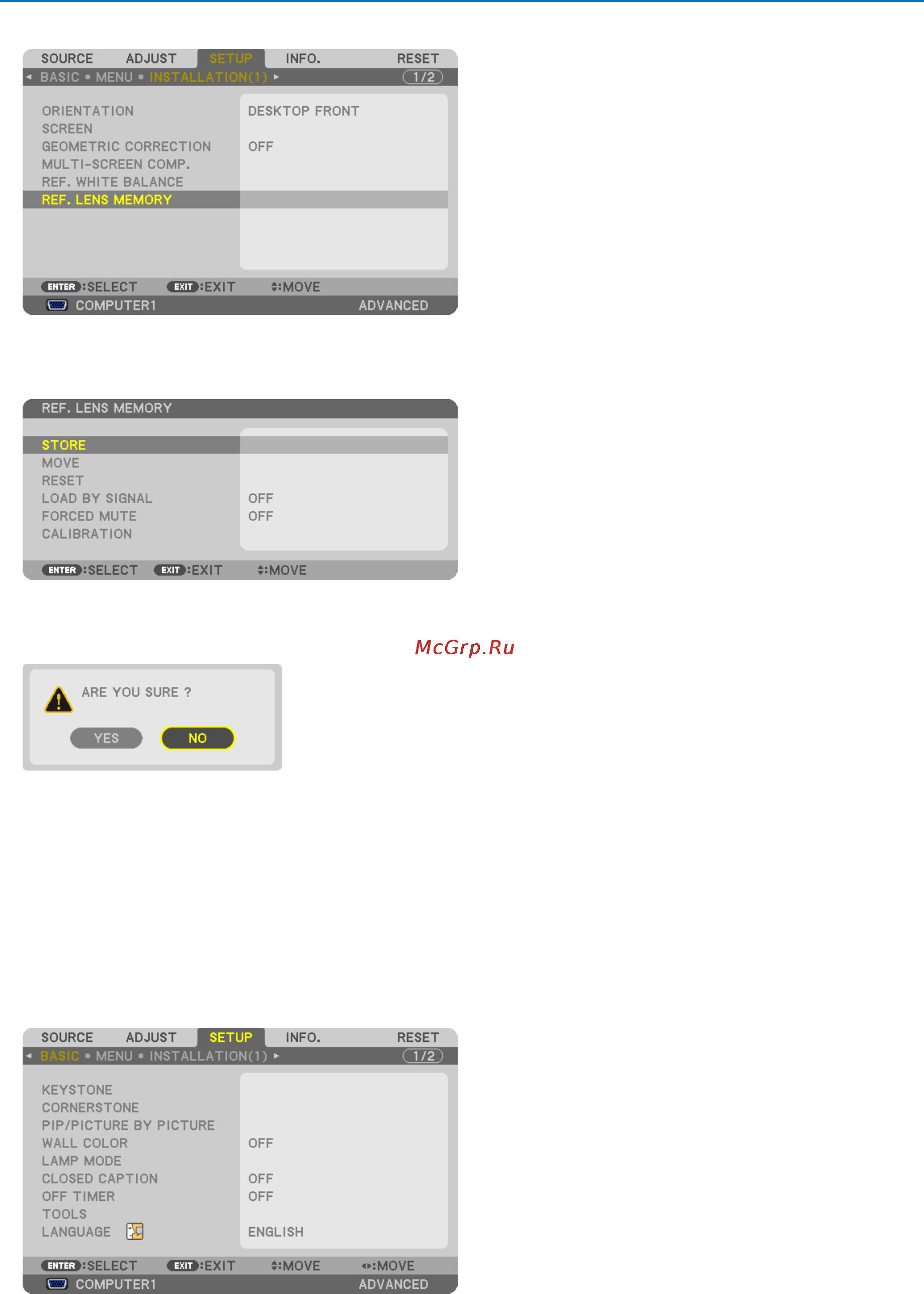 Nec PX700W [63/244] Convenient features