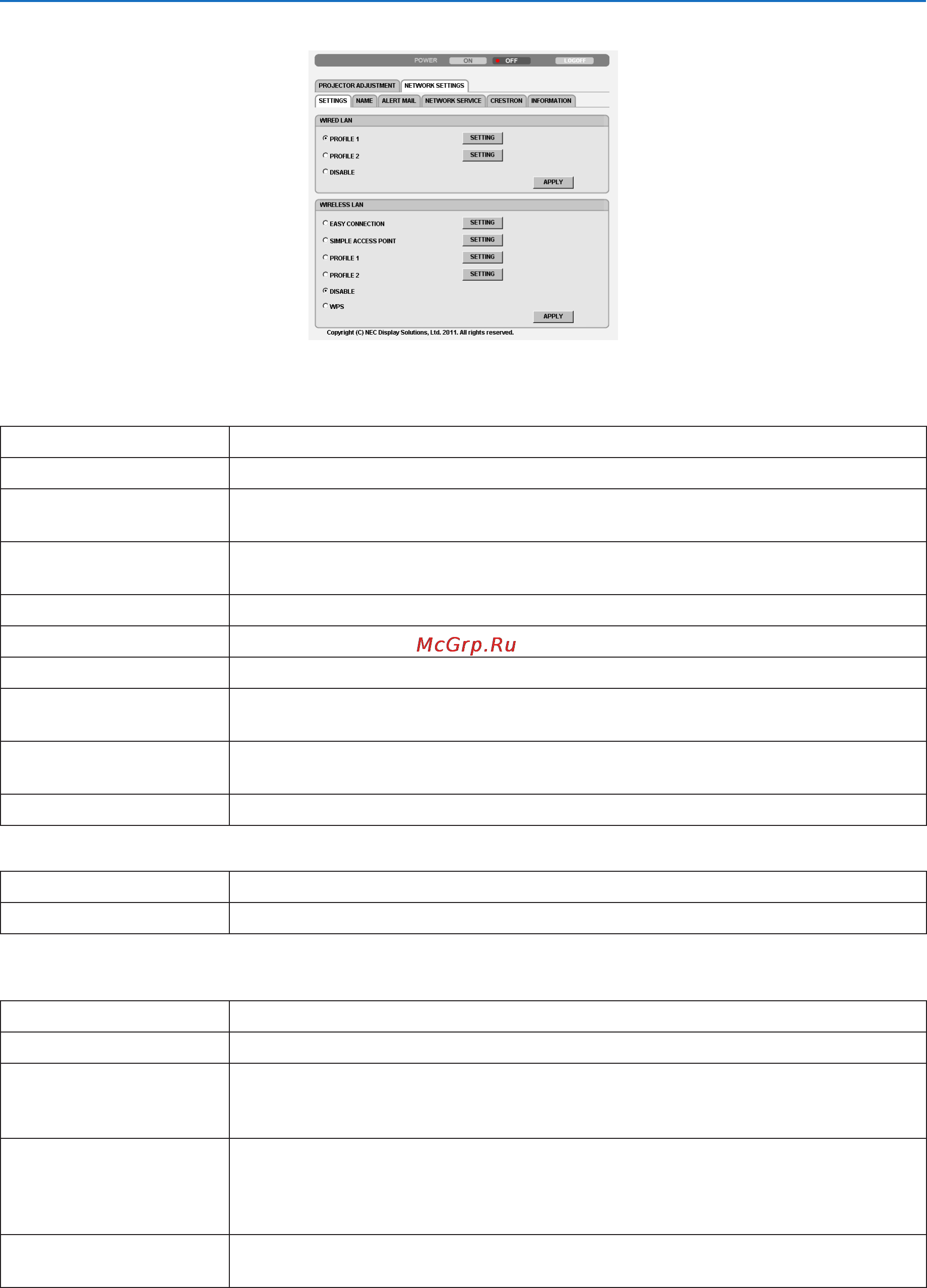 Nec PX700W [69/244] Convenient features
