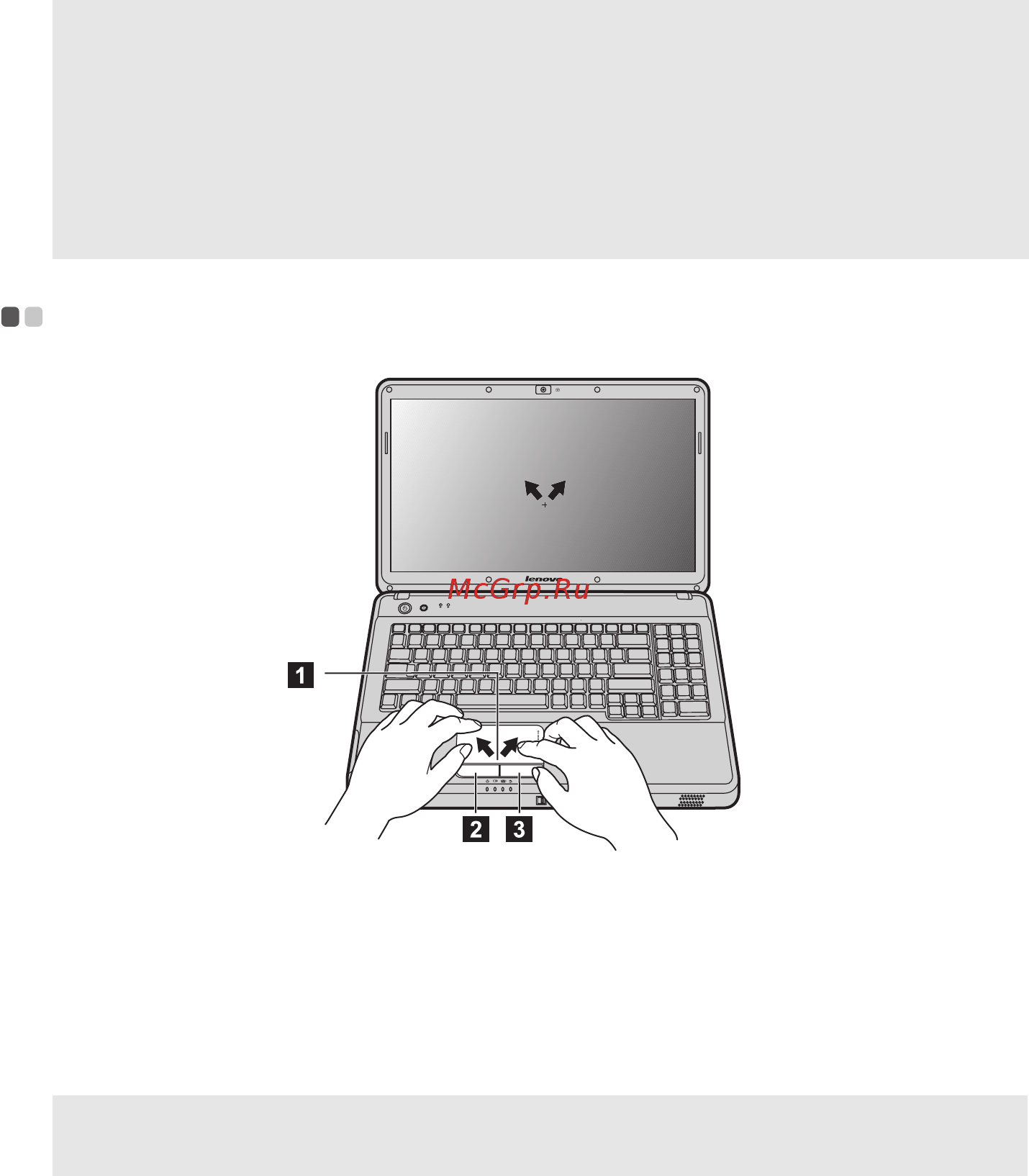 Lenovo Ideapad G555 [20/119] Использование сенсорной панели
