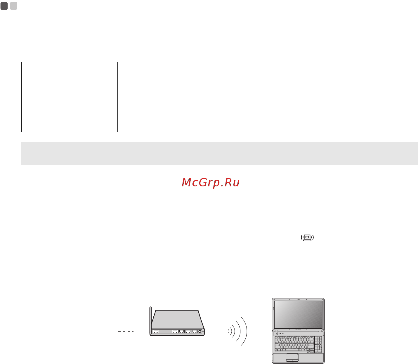 Lenovo Ideapad G555 [29/119] Беспроводное соединение