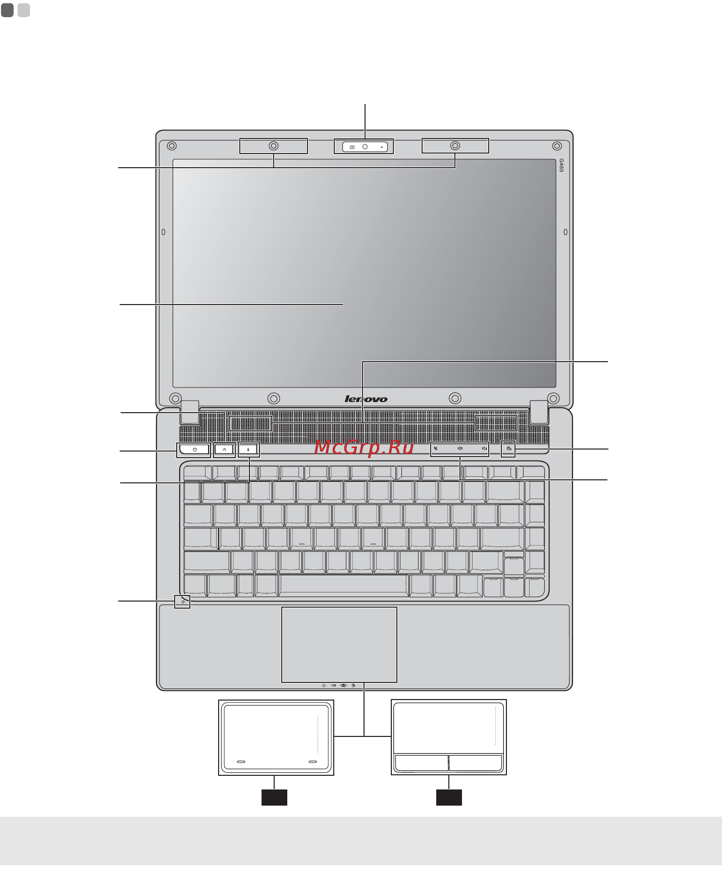 Lenovo G560A [9/130] Глава 1 общий обзор компьютера