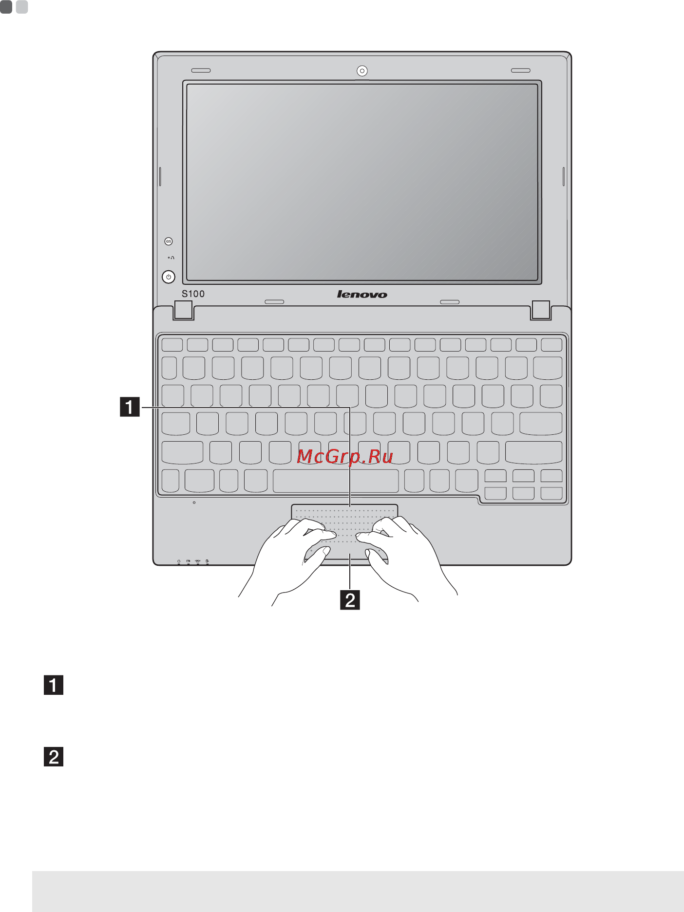 Lenovo IdeaPad S100 [15/43] Использование сенсорной панели