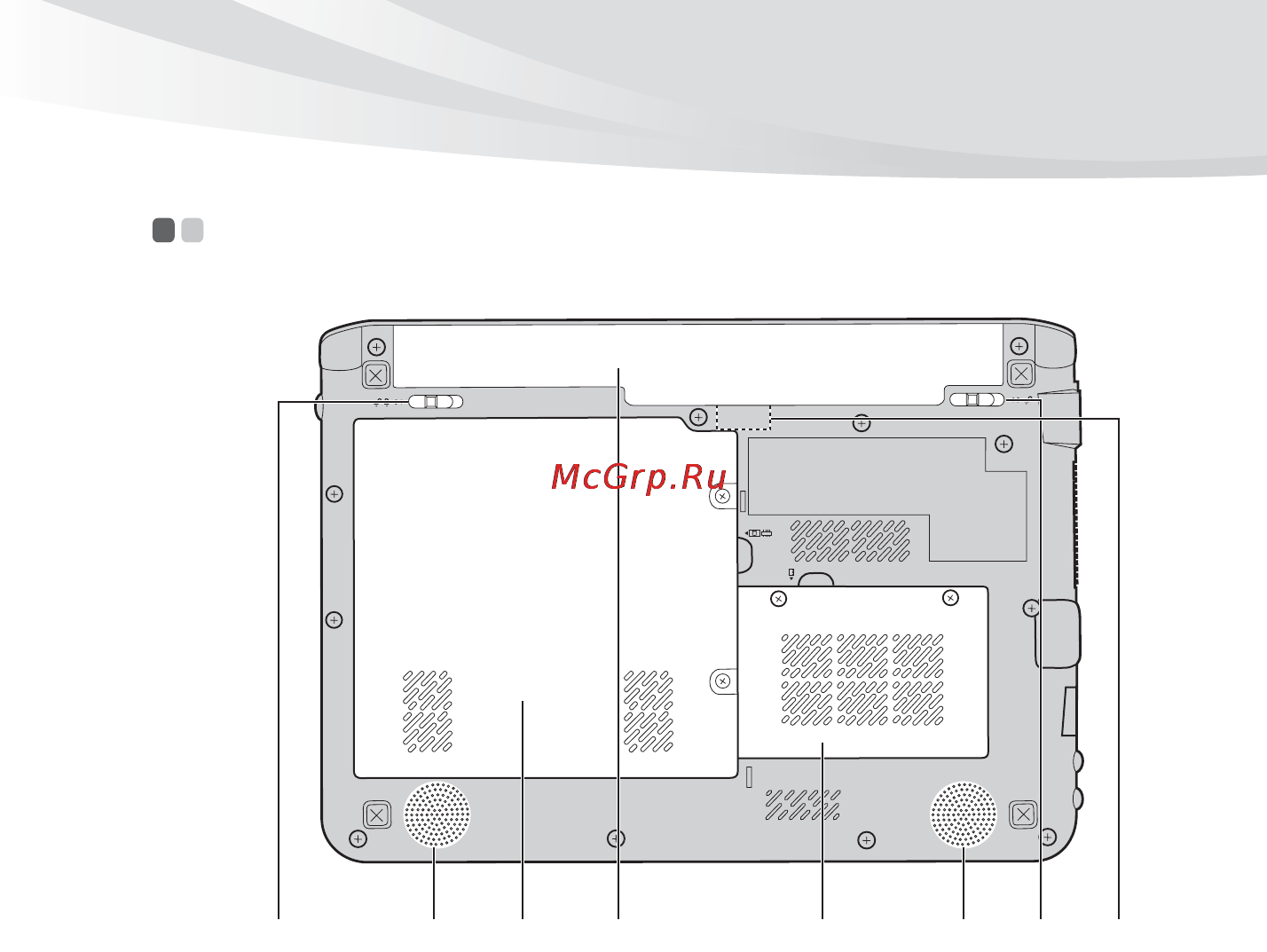 Lenovo IdeaPad S10-3 [23/138] Вид снизу