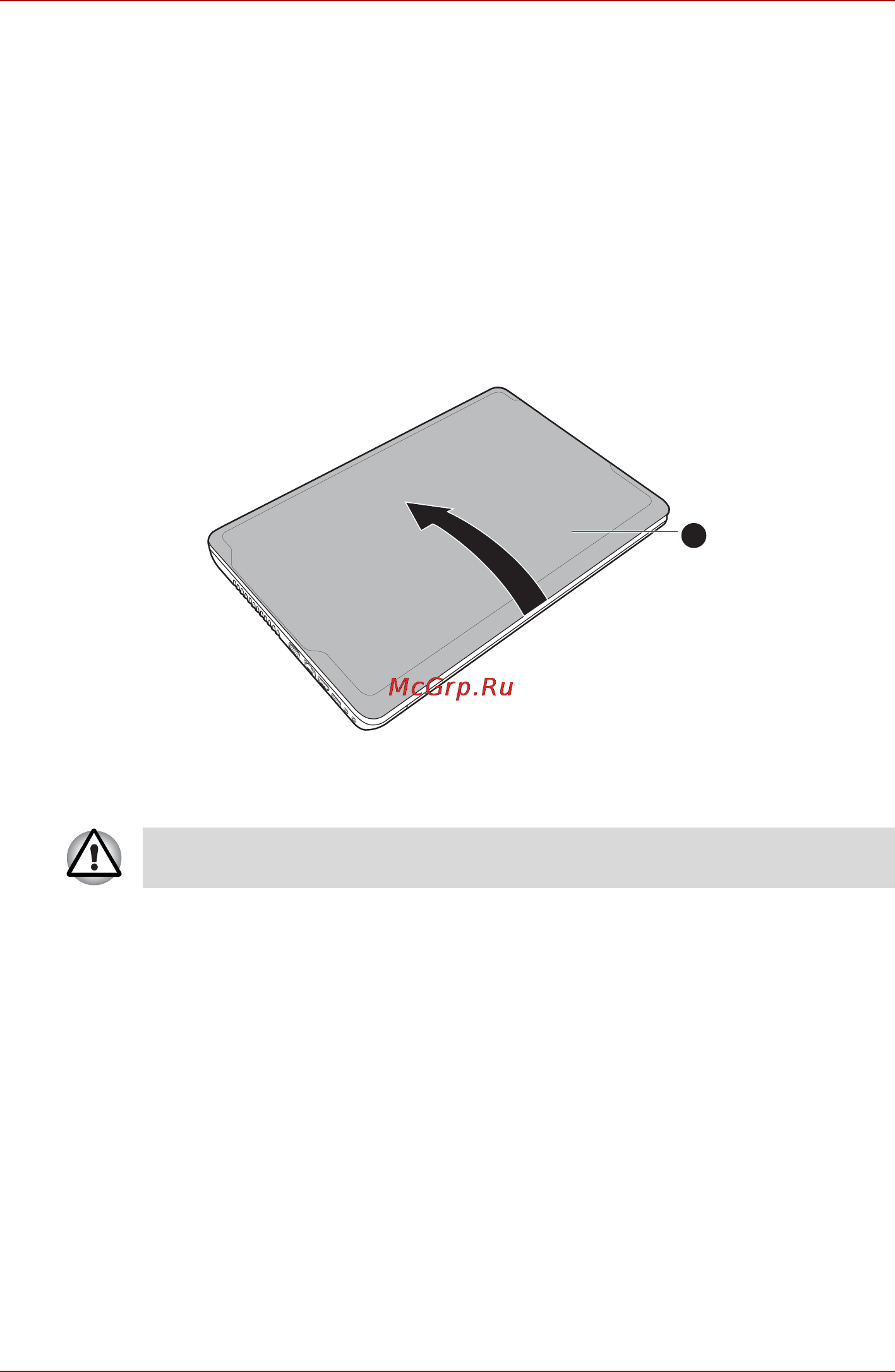 Toshiba SATELLITE C660-1P4 [28/187] Открытие дисплея