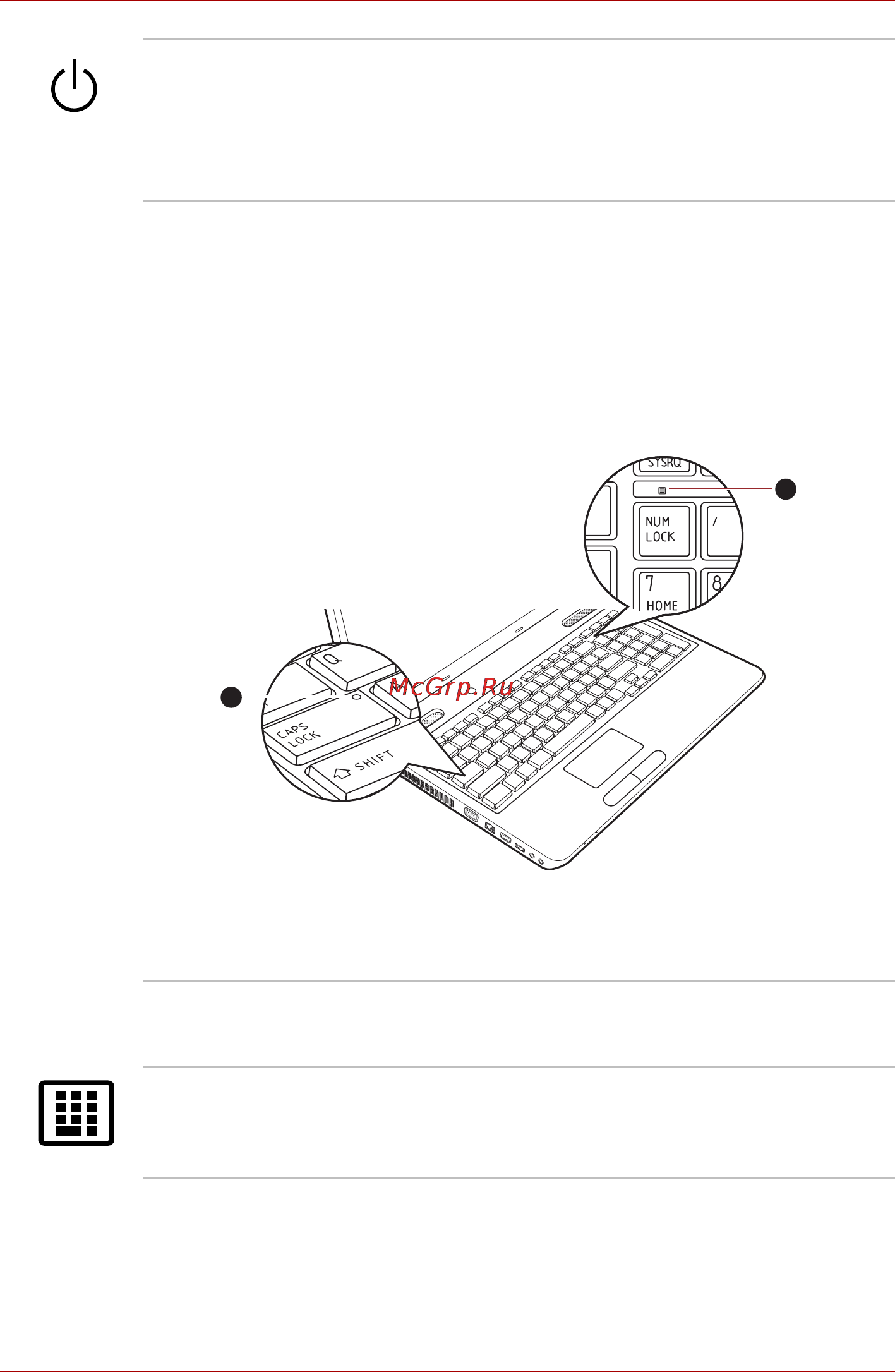 Toshiba SATELLITE C660-1P4 [49/187] Индикаторы клавиатуры