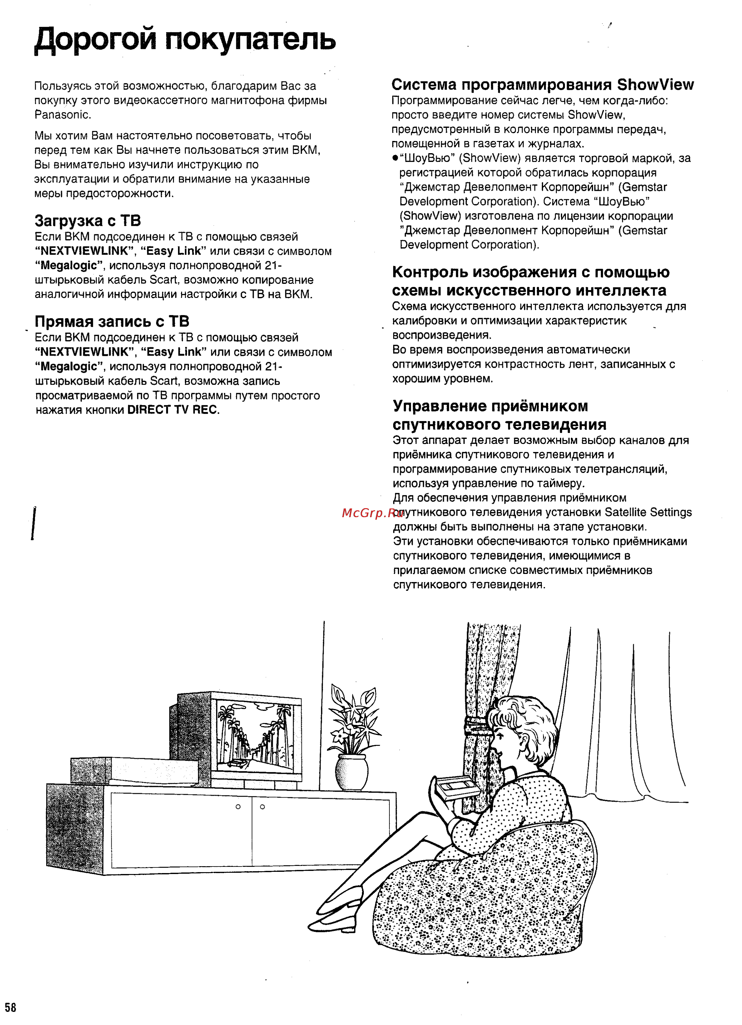 Panasonic NV-HS950EE [2/57] Контроль изображения с помощью схемы искусственного интеллекта