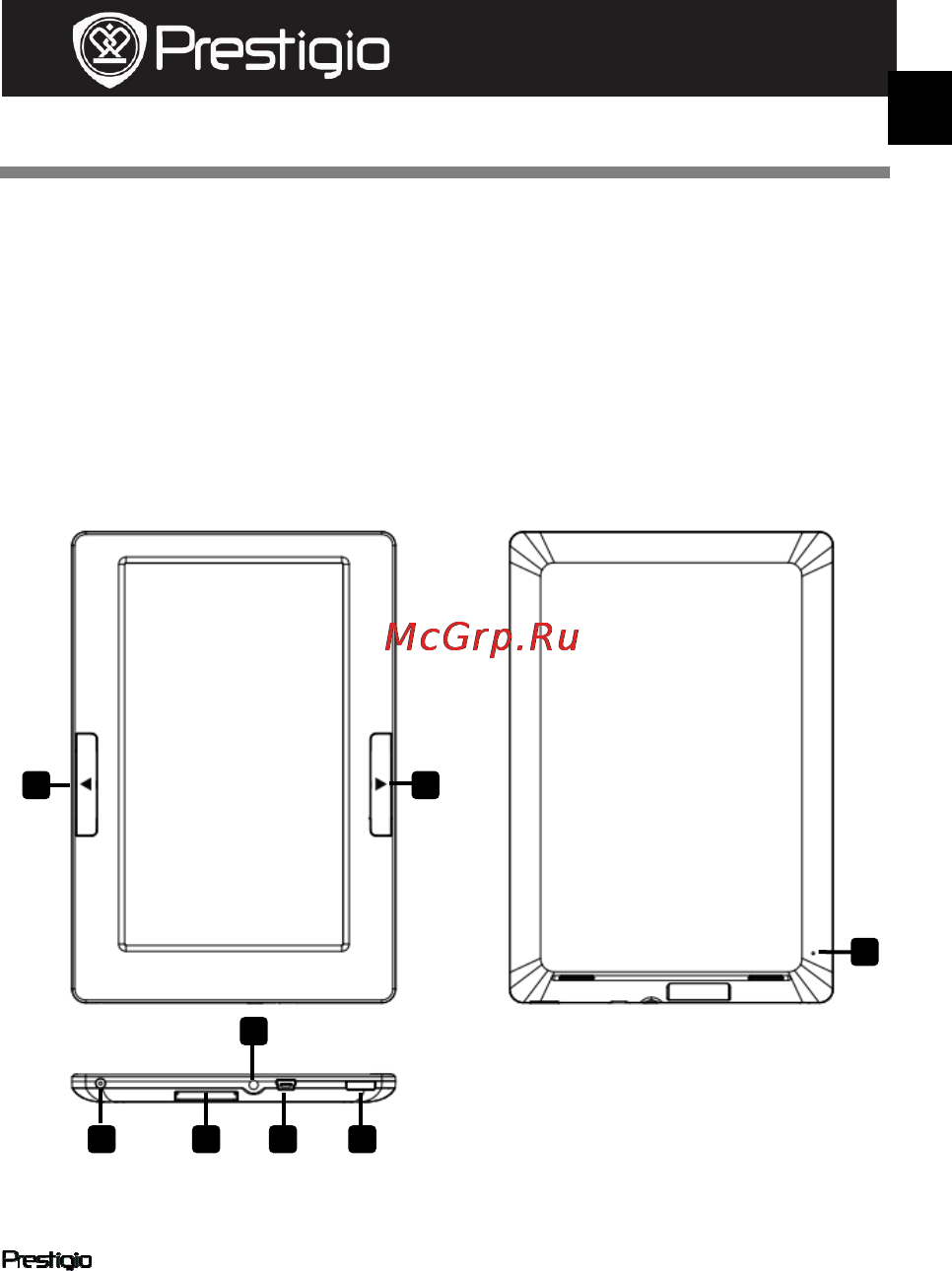 Prestigio PMP3074B [109/145] Prikaz uređaja