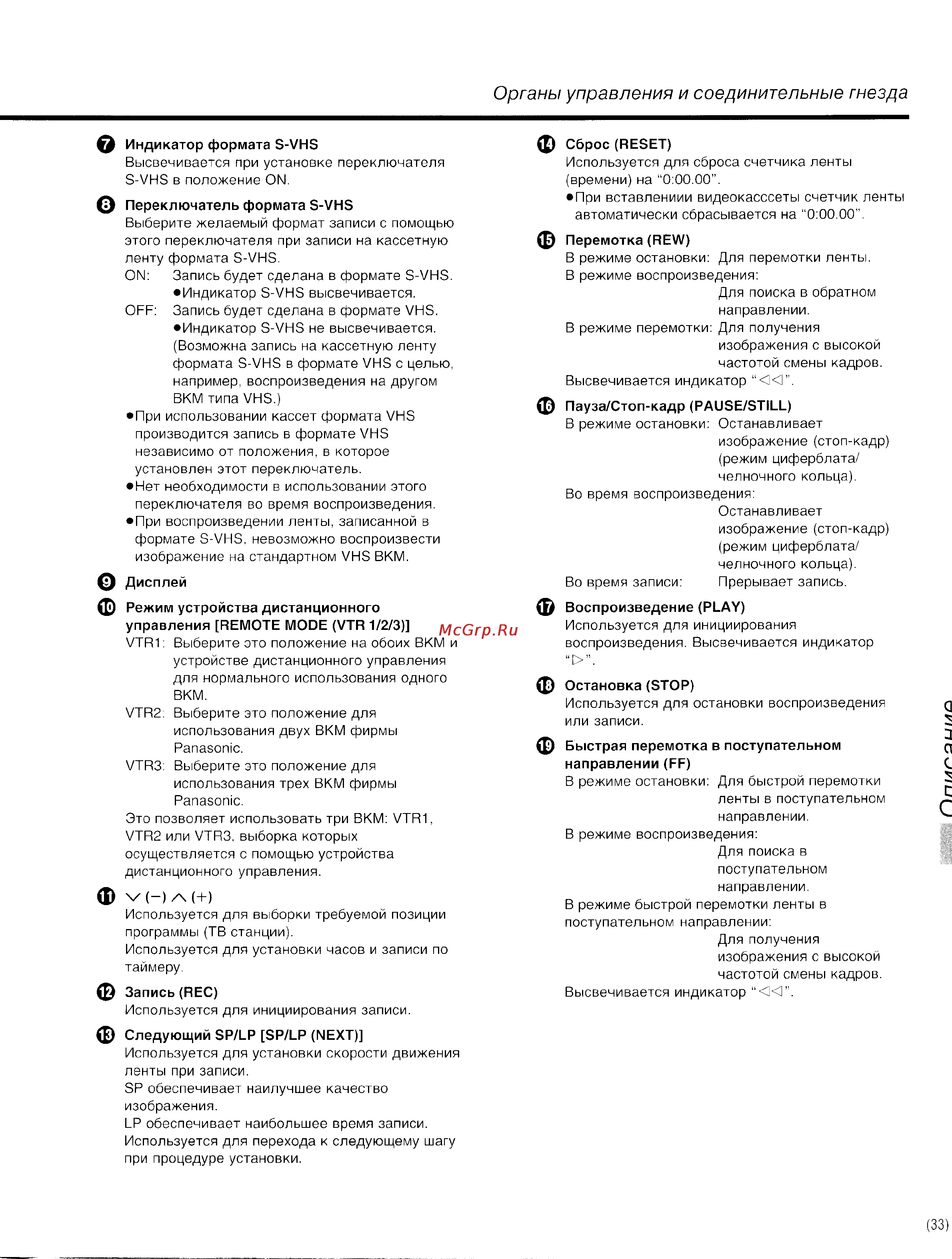 Panasonic NV-HS800EE [33/42] А с с с