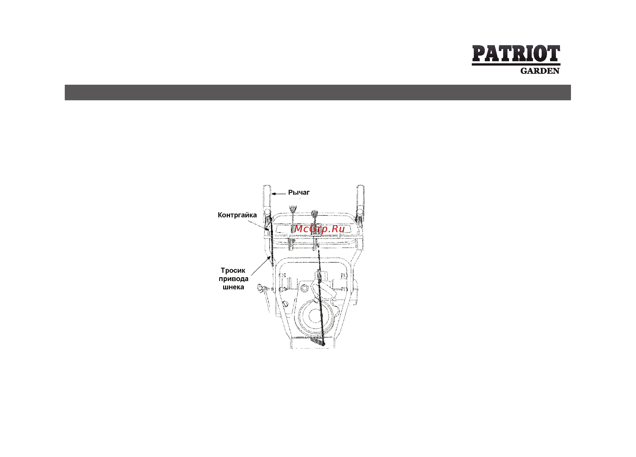 Patriot Garden PS 650 DE [19/64] Сборка