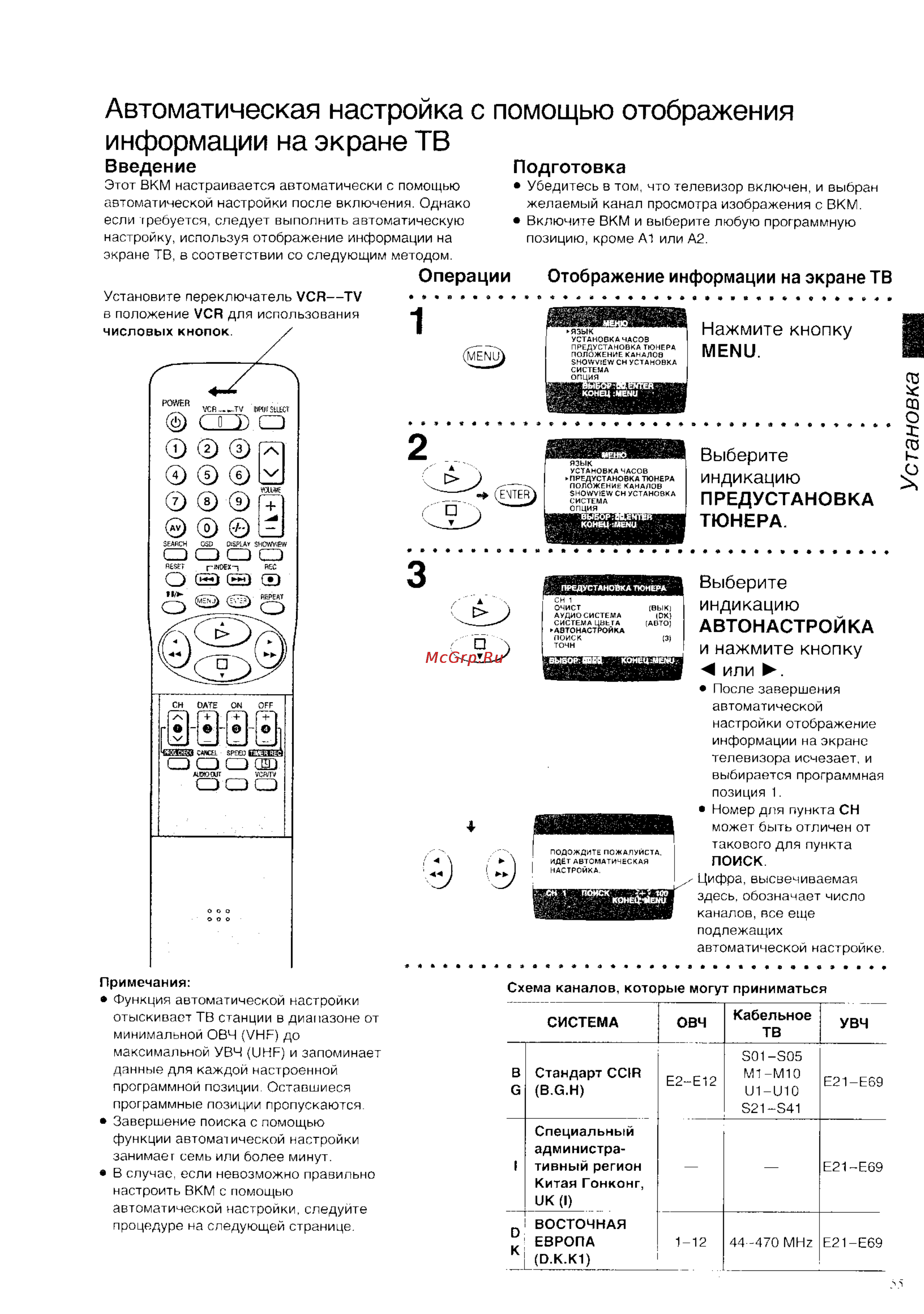 Panasonic NV-HD640EU [13/43] Автоматическая настройка с информации на экране тв