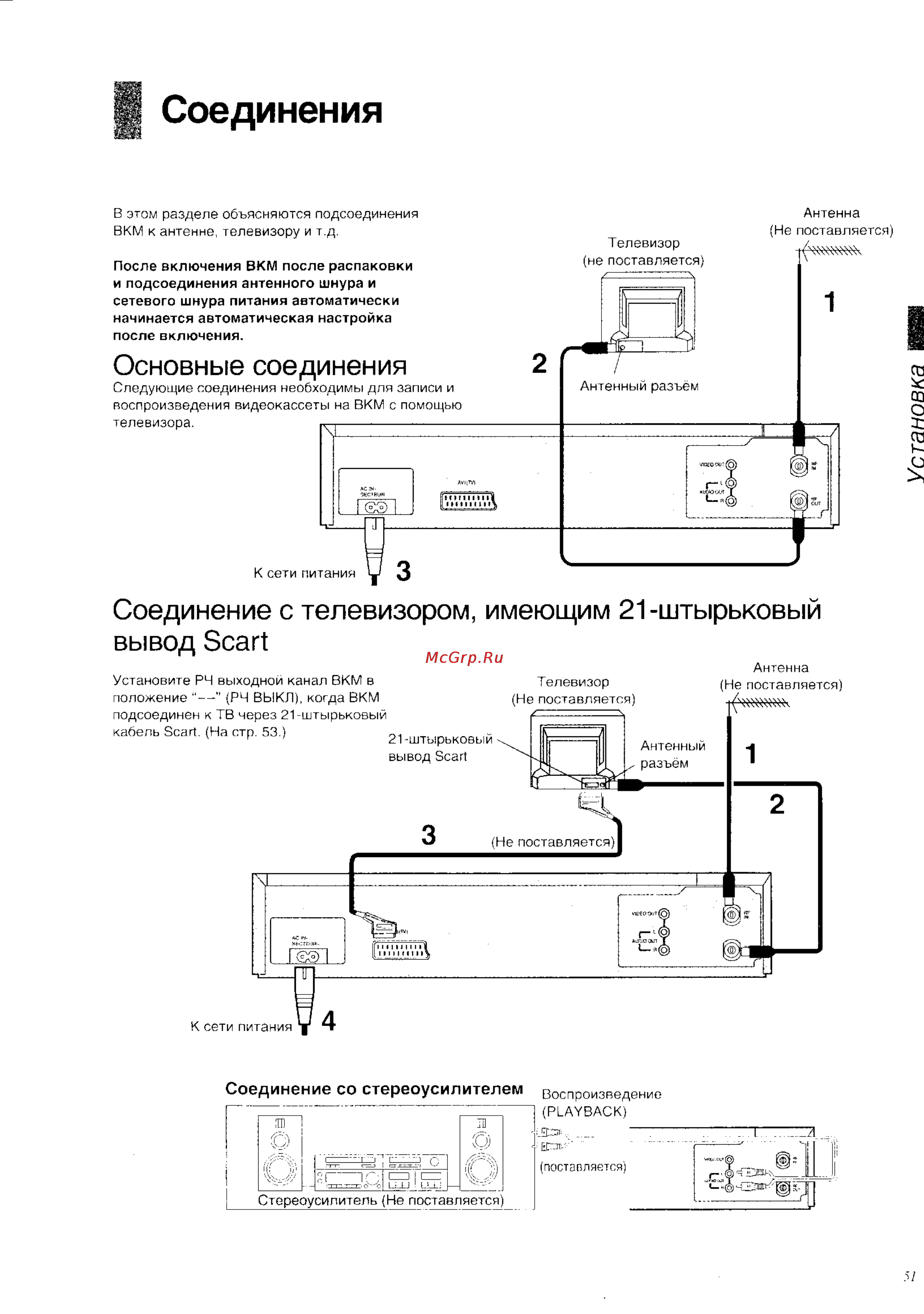 Panasonic NV-HD640EU [9/43] Установка