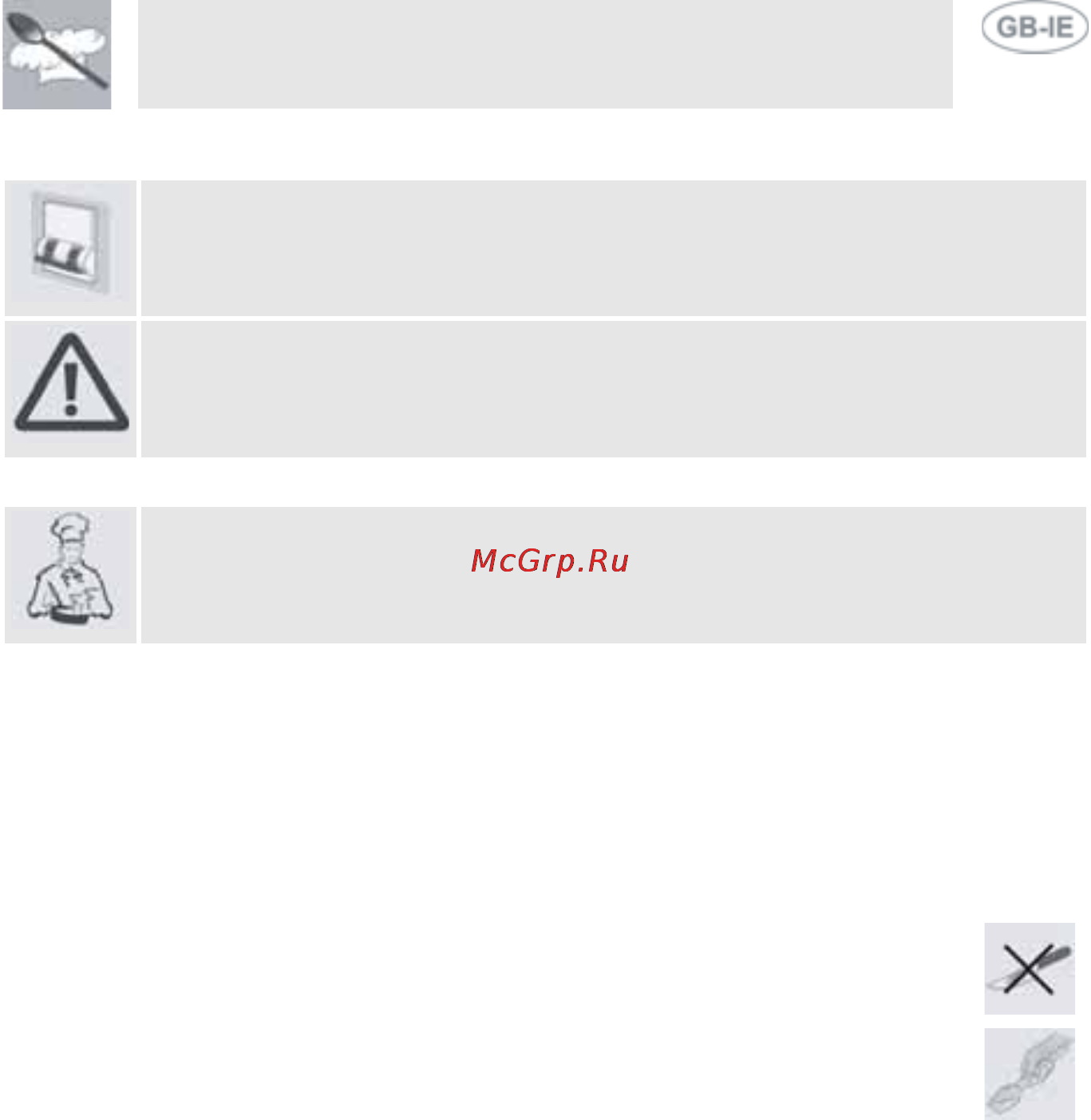 Smeg S45MFX2 [18/26] Instructions for the user
