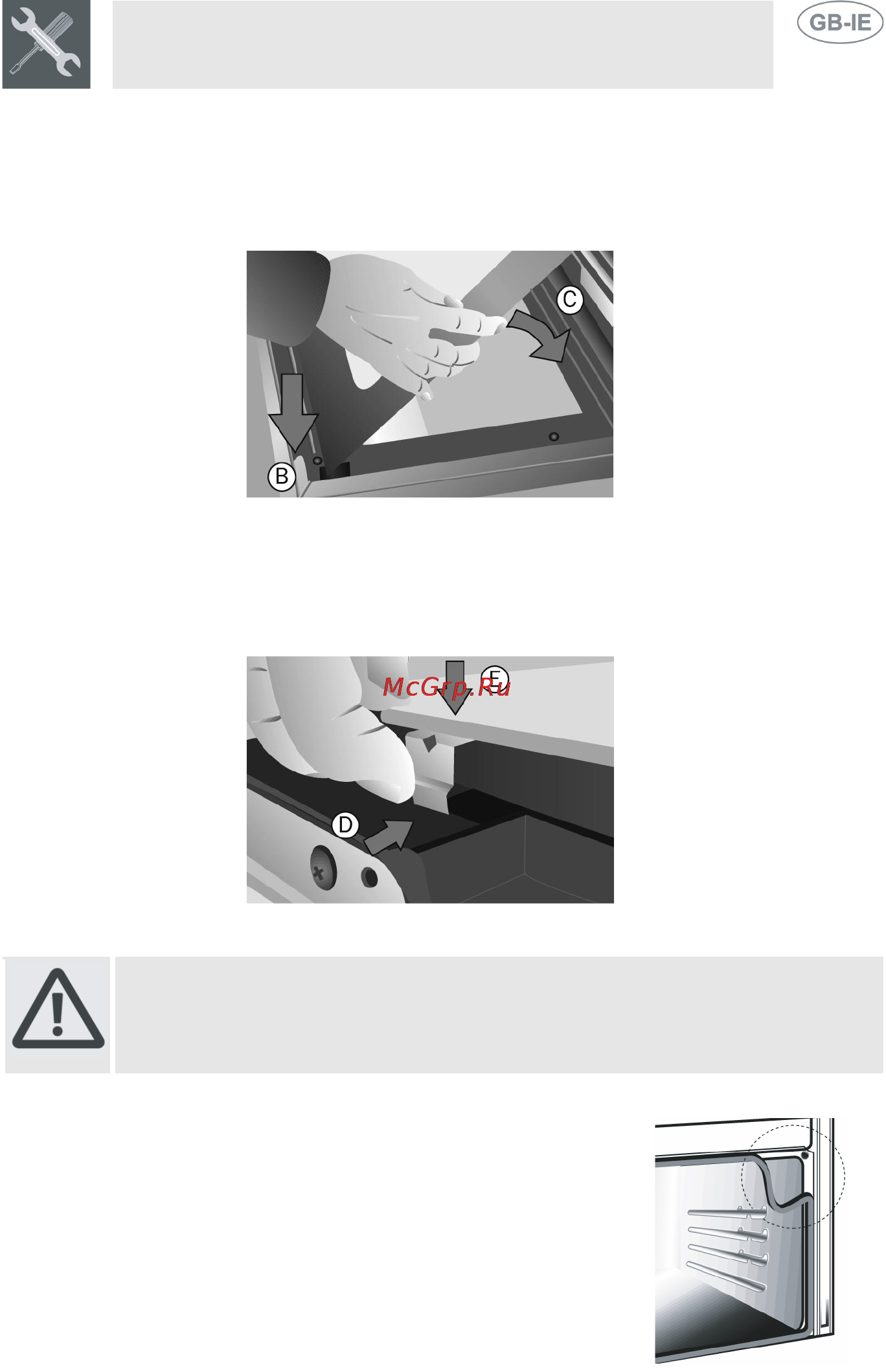Smeg S45MFX2 [23/26] Instructions for the installer