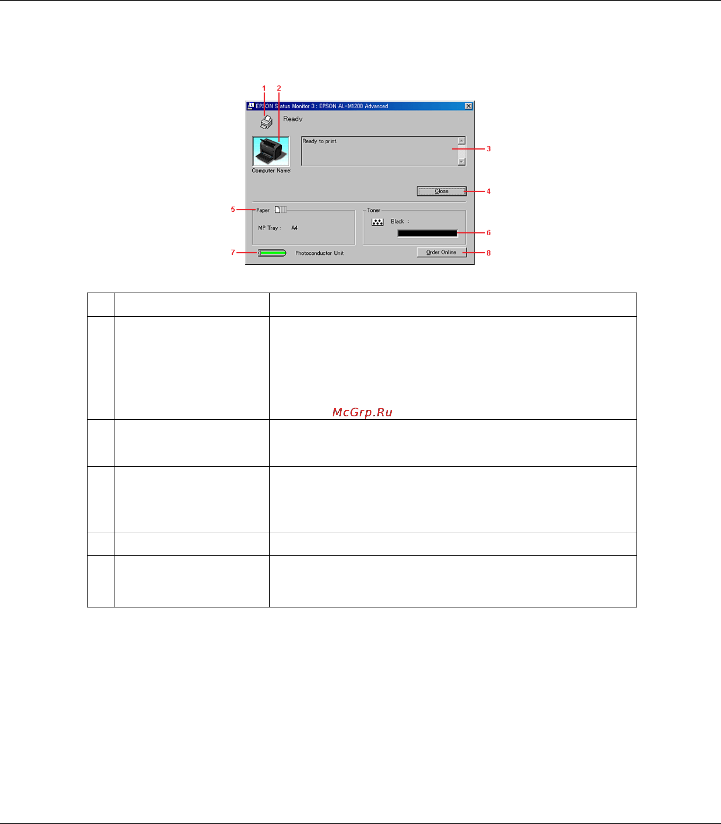 Epson М1200 [41/146] Настройка параметров контроля